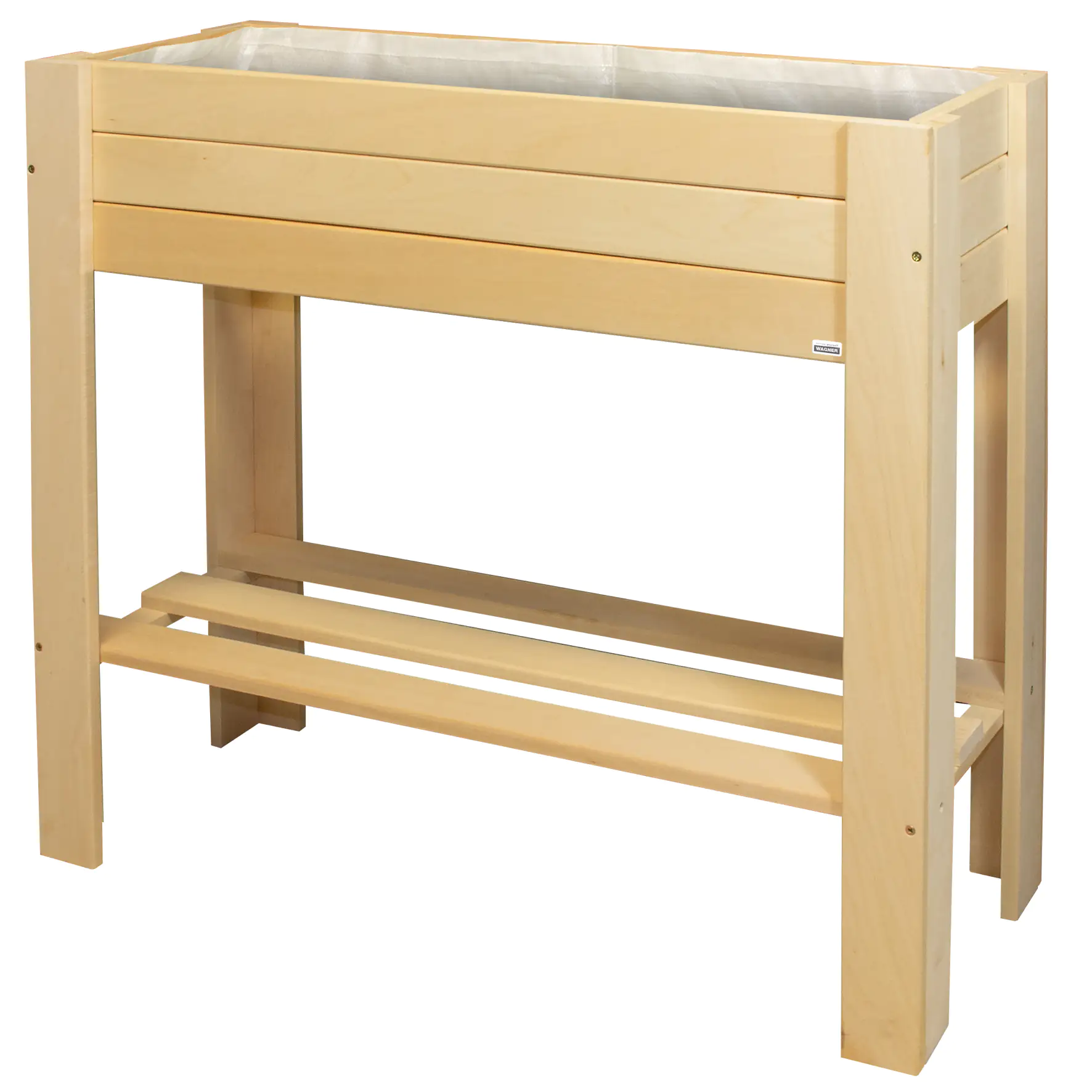 4001073116427 Wagner System Hochbeet Green Box Light 83 x 34,5 x 70 cm natur