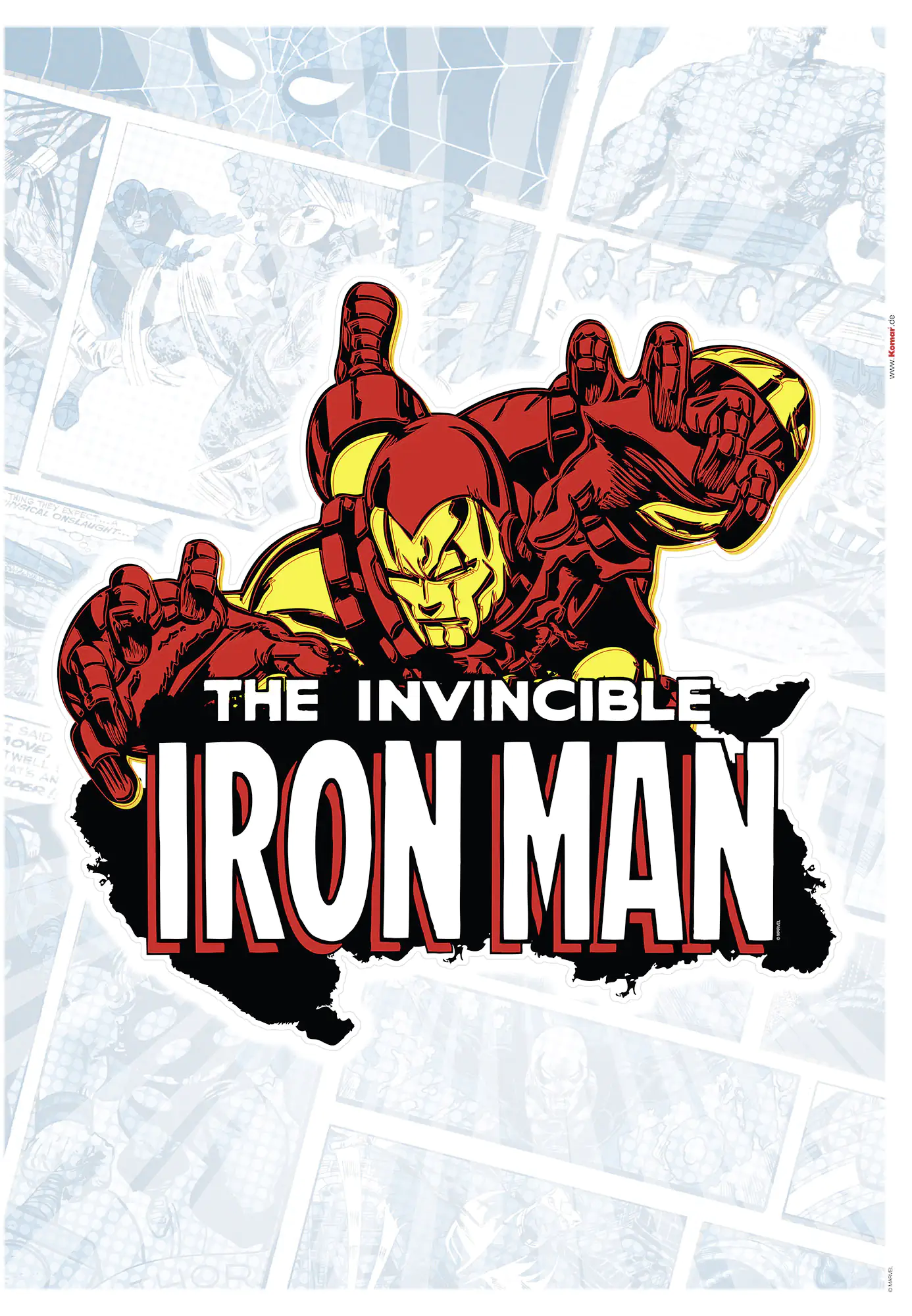 Komar Dekosticker Iron Man Classic 50 x 70 cm Komar Dekosticker Iron Man Classic 50 x 70 cm