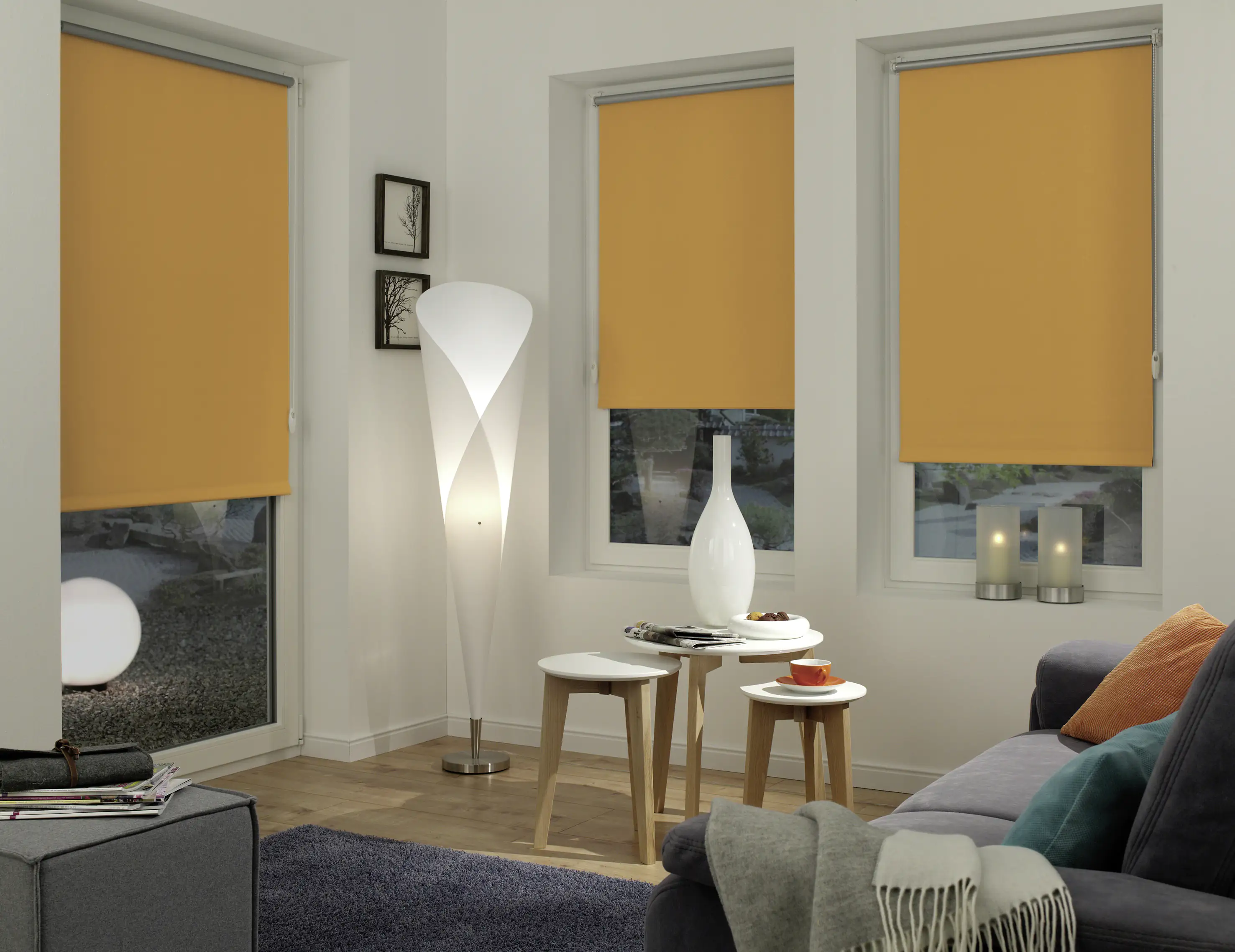 4003018198697_1390632 Gardinia EasyFix Thermo Rollo orange, 75 x 150 cm