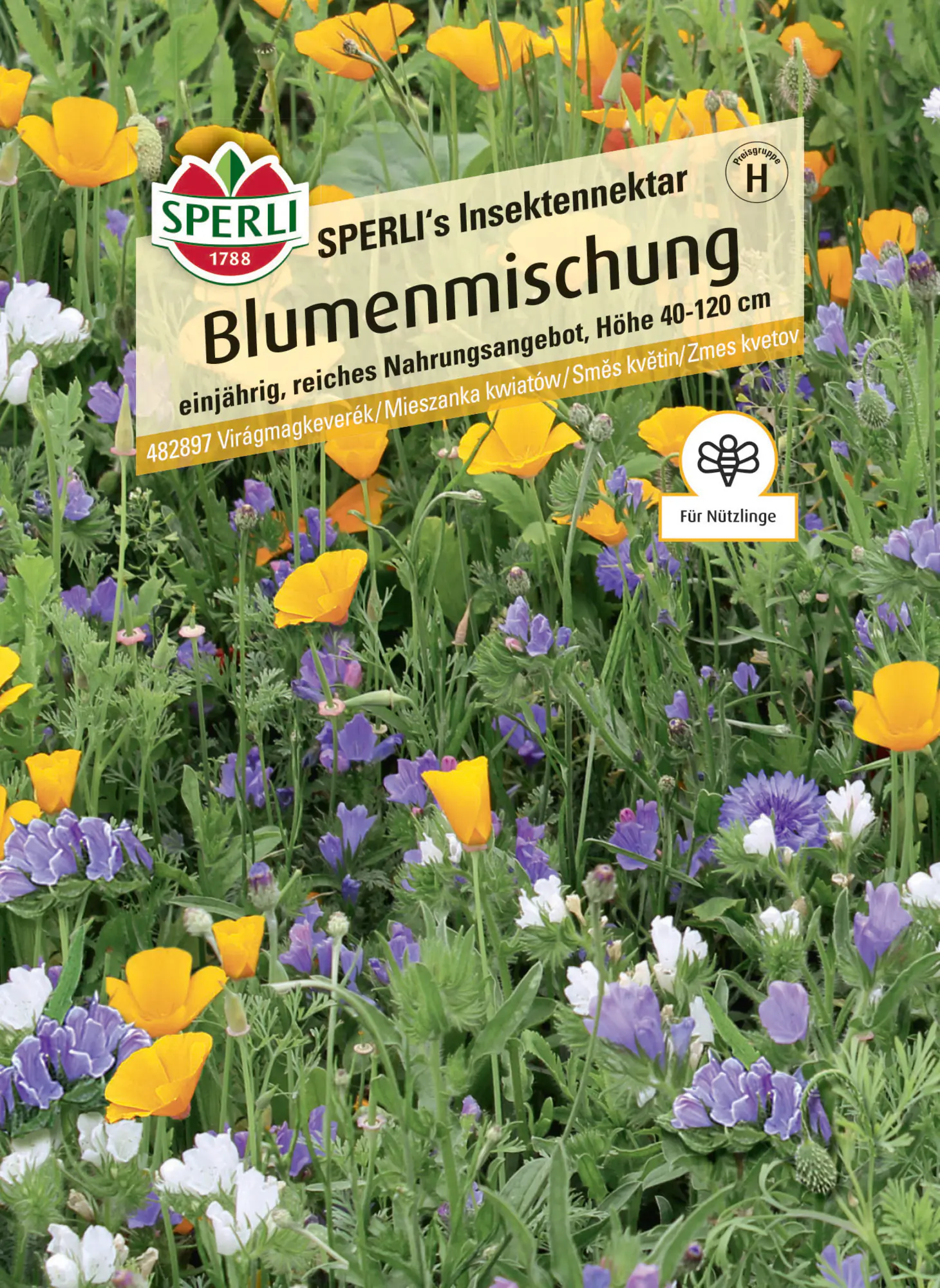 Sperli Saatgut Blumen-Mischung Insektennektar für ca. 4 m²