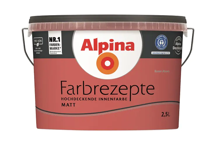Alpina Farbrezepte Roter Ahorn matt 2,5 L Alpina Farbrezepte Roter Ahorn matt 2,5 L