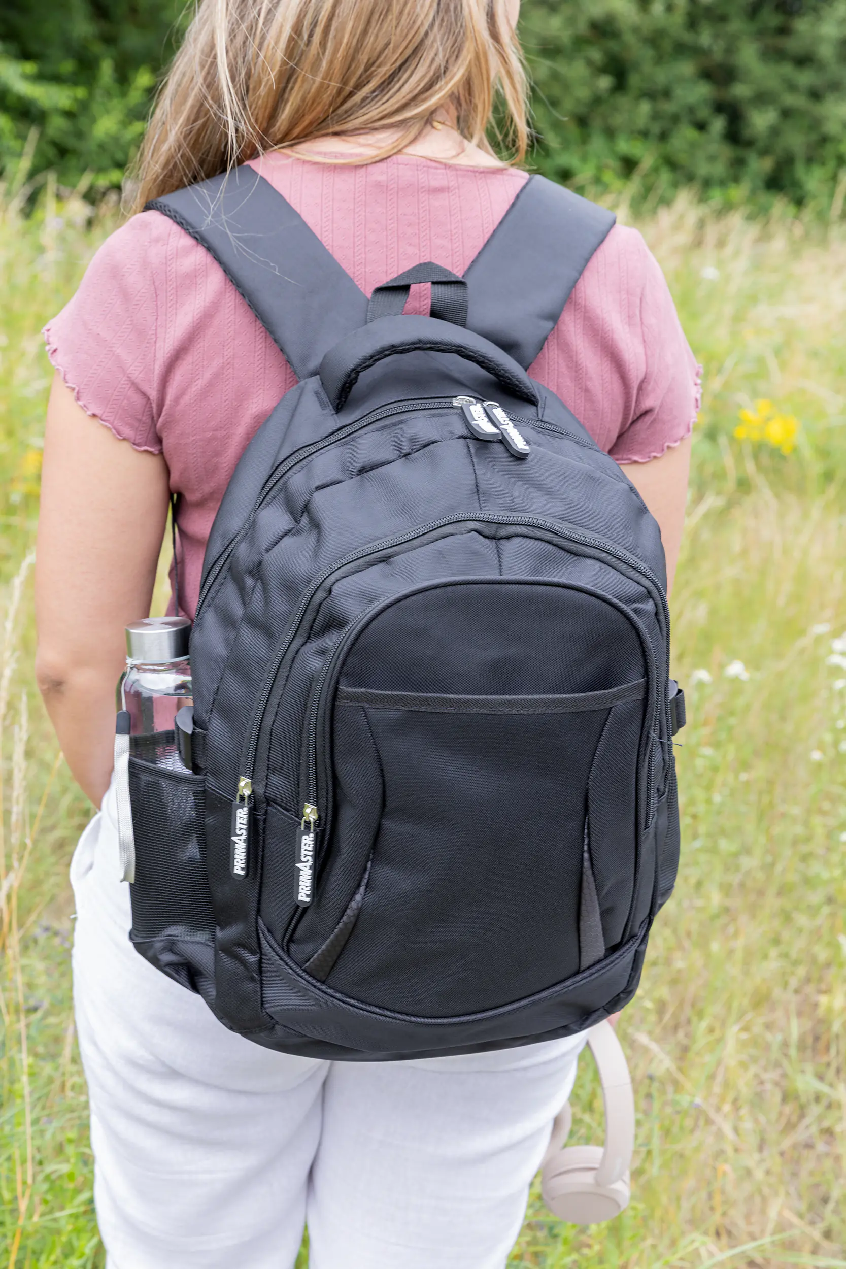 Primaster Rucksack schwarz-grau, 32 x 46 x 18 cm (B x H x T) Primaster Rucksack schwarz-grau, 32 x 46 x 18 cm (B x H x T)