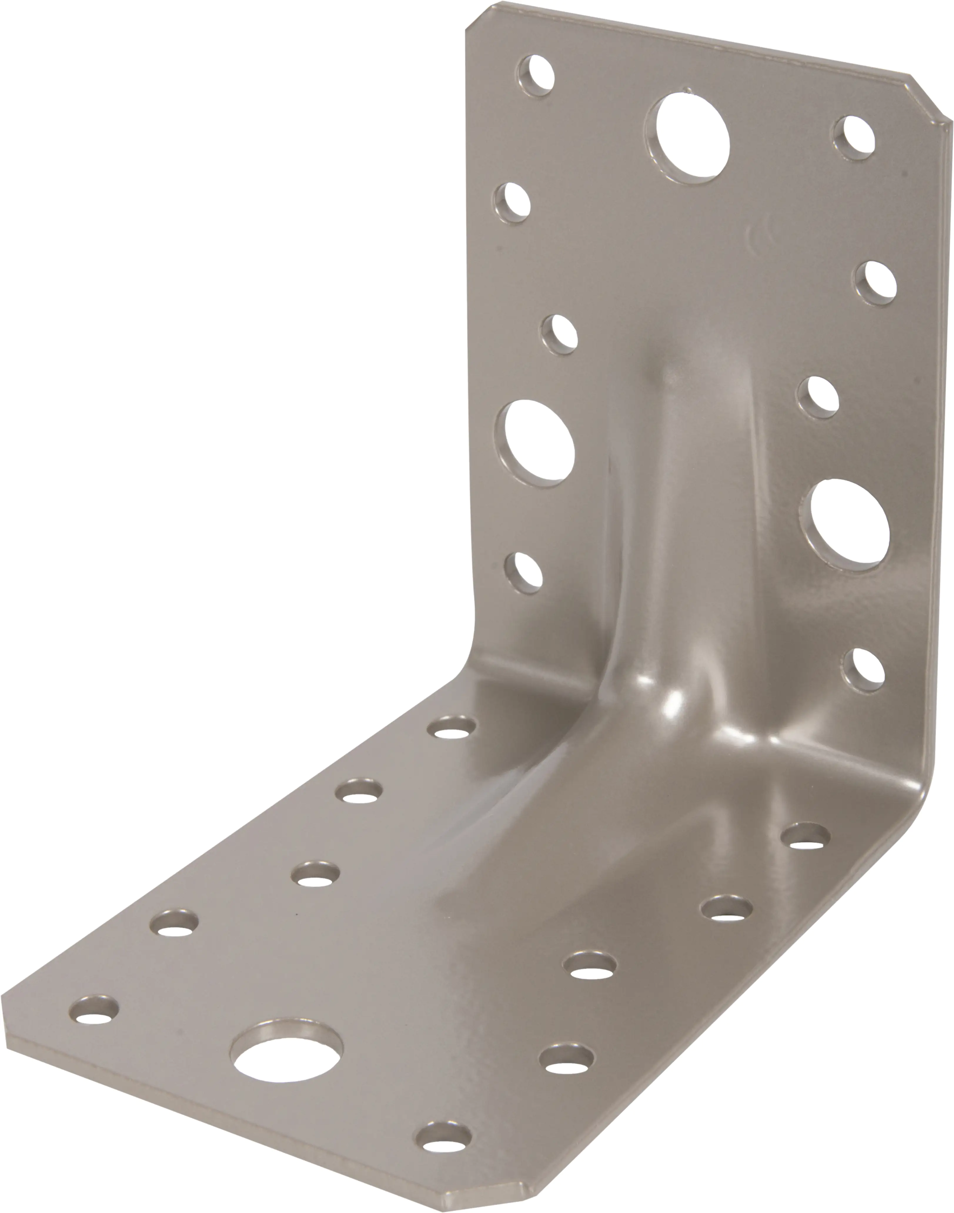 Alberts Duravis Schwerlast-Winkelverbinder mit Sicke perlbeige 90 x 65 mm