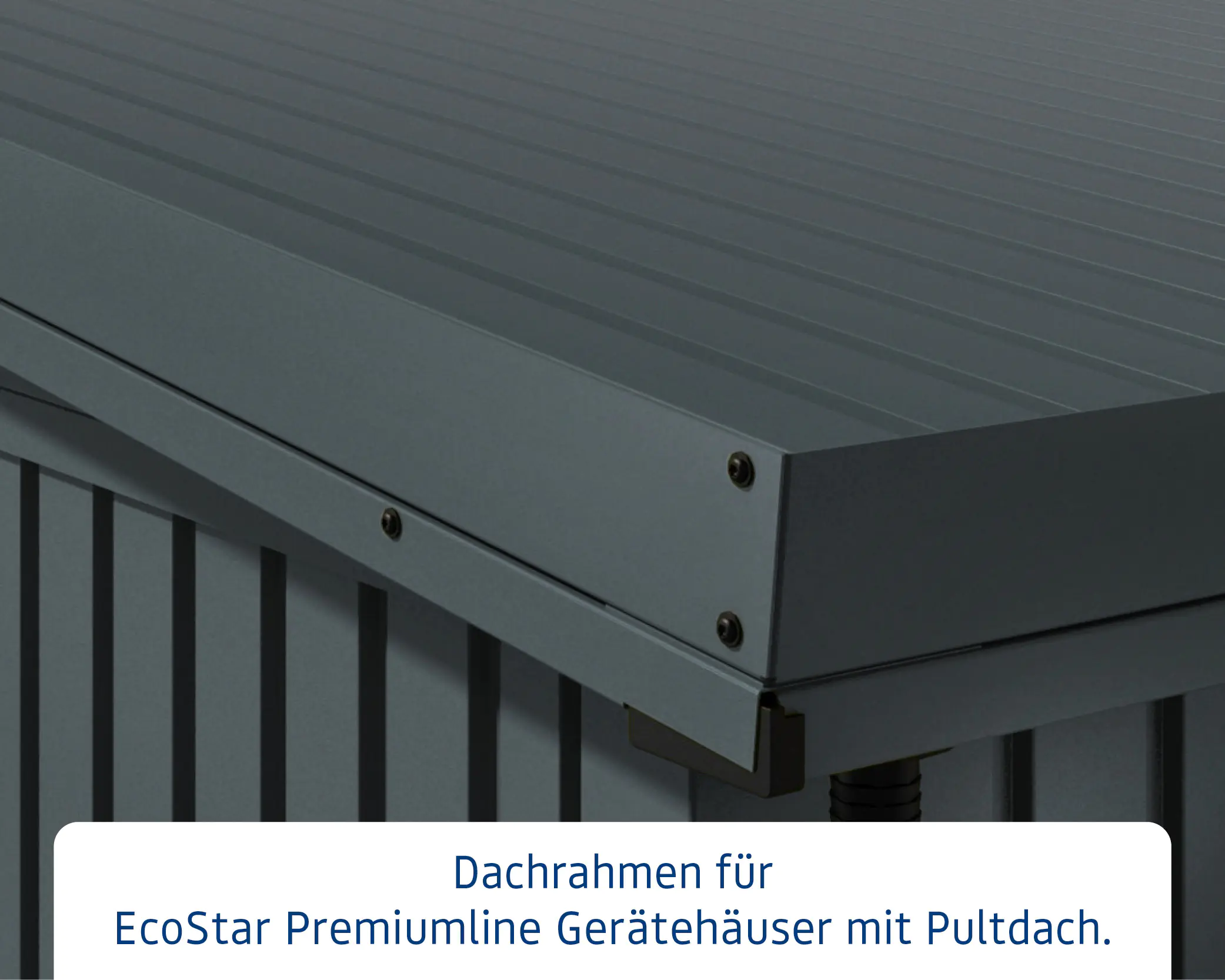 EcoStar Dachrahmen für Gründach Pultdach Typ 1 anthrazit EcoStar Dachrahmen für Gründach Pultdach Typ 1 anthrazit