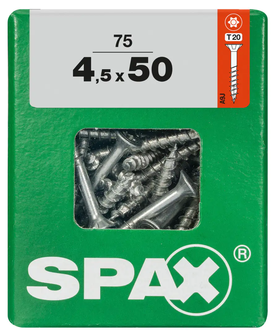 Spax Universalschrauben 4.5 x 50 mm TX 20 - 75 Stk.