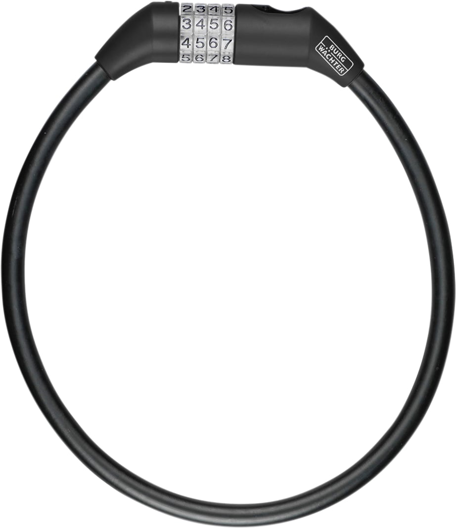 Burg Wächter Zahlen-Seilschloss 235 80 L 800mm Ø 15mm schwarz