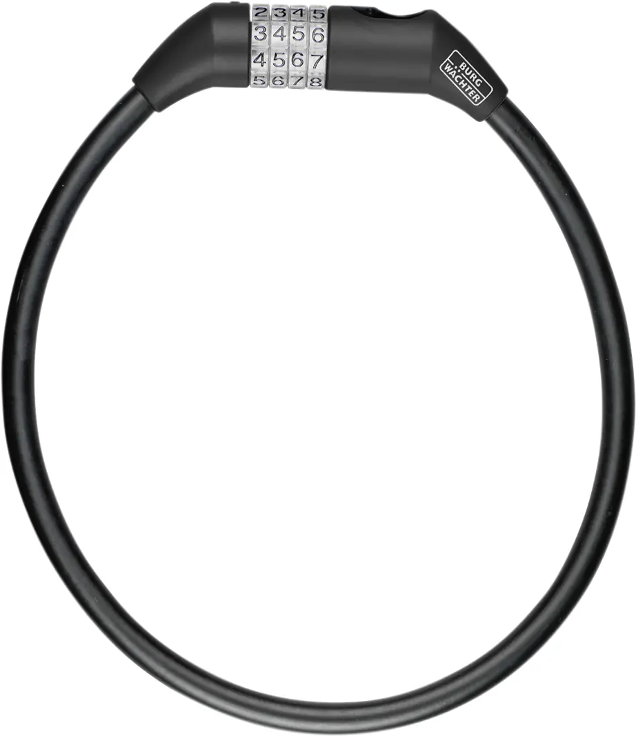 Burg Wächter Zahlen-Seilschloss 235 80 L 800mm Ø 15mm schwarz