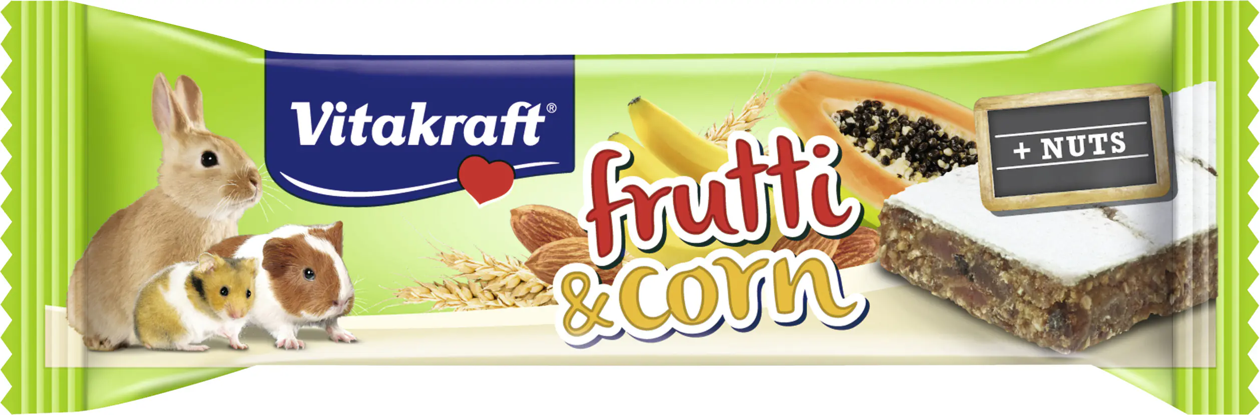 Vitakraft Frutti & Corn Fruchtschnitte 30 g Vitakraft Frutti & Corn Fruchtschnitte 30 g