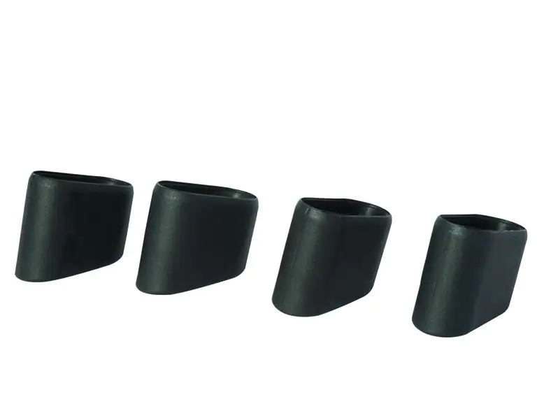 Siena Garden Fußkappen 4er-Set, schwarz