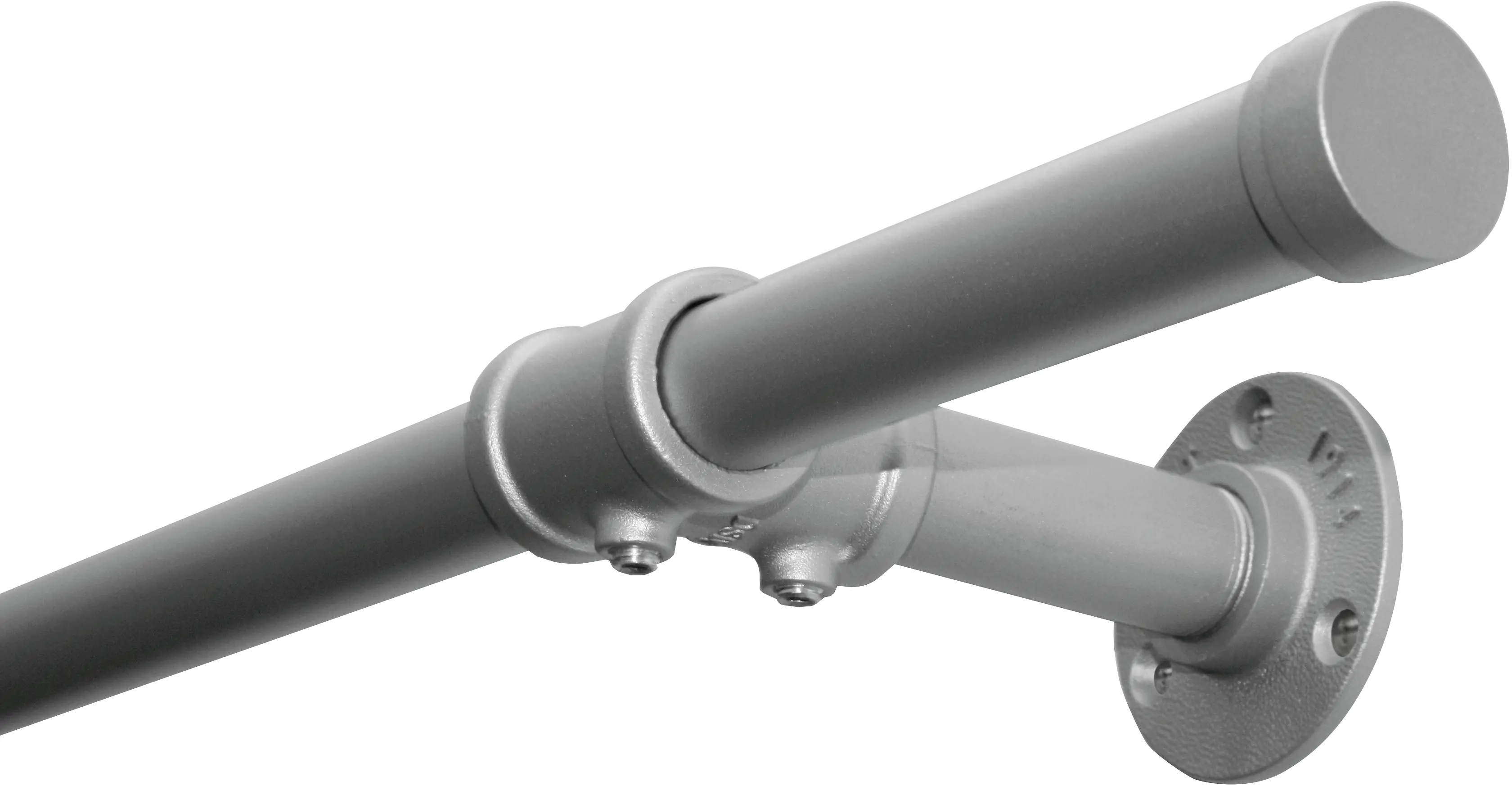 Gardinia T-Stück für Gardinenstange Industrial Home für Ø 25 mm silber