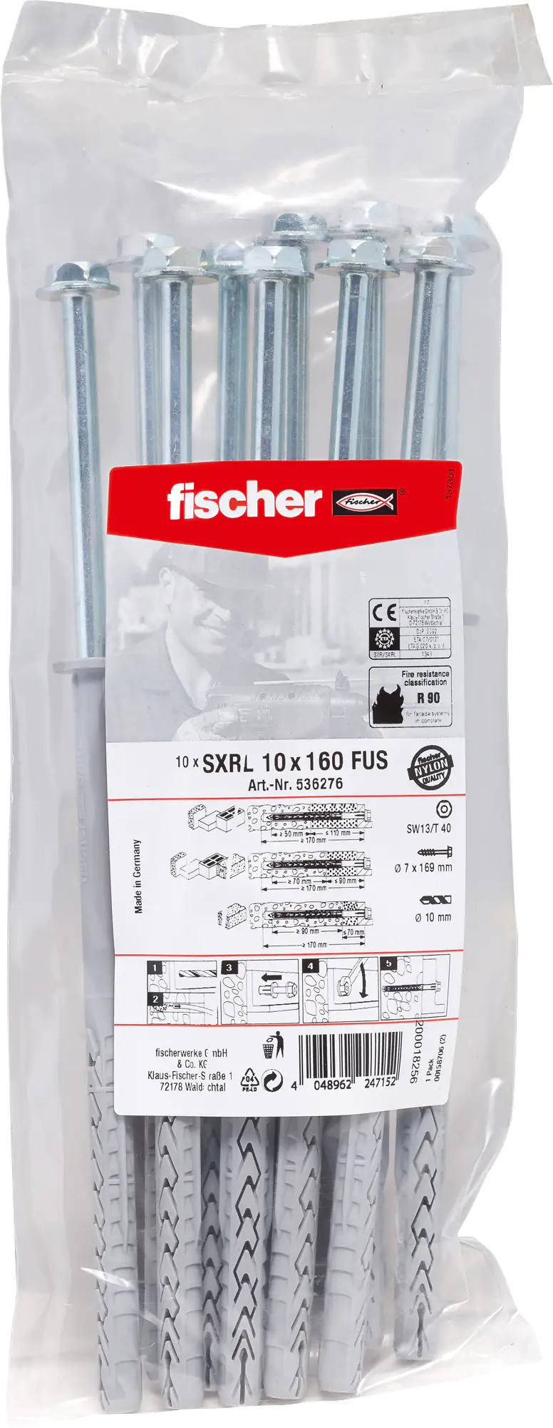 Fischer Langschaftdübel 10.0 x 80 mm - 10 Stück Fischer Langschaftdübel 10.0 x 80 mm - 10 Stück