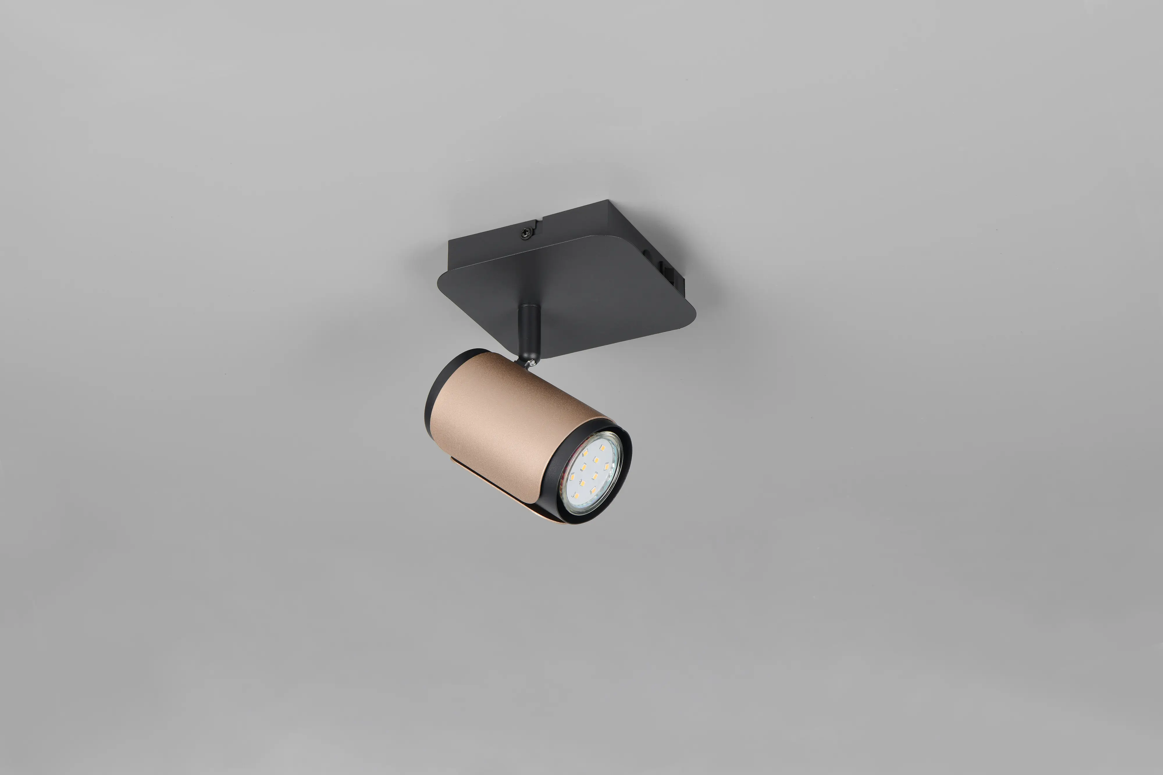 Trio Spot Gillan GU10 schwarz coffee