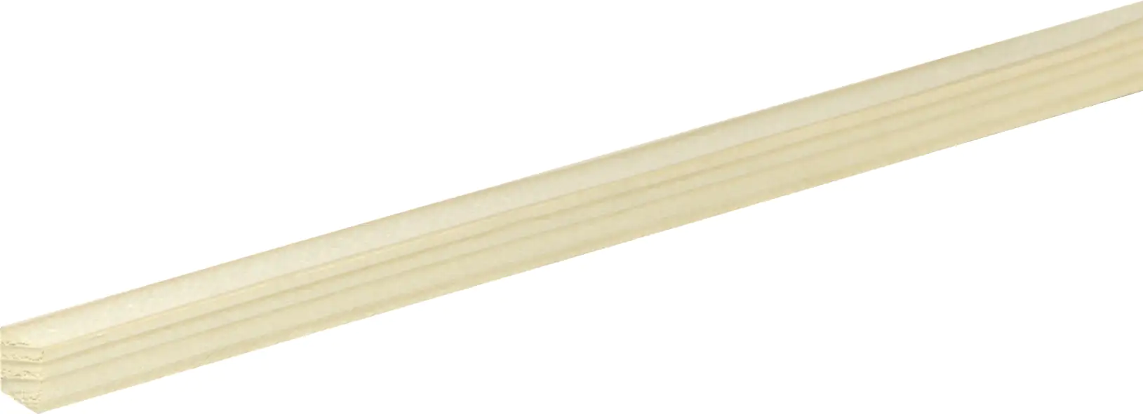 FN Neuhofer Flachleiste 100 cm 12 x 12 mm Fichte/Kiefer