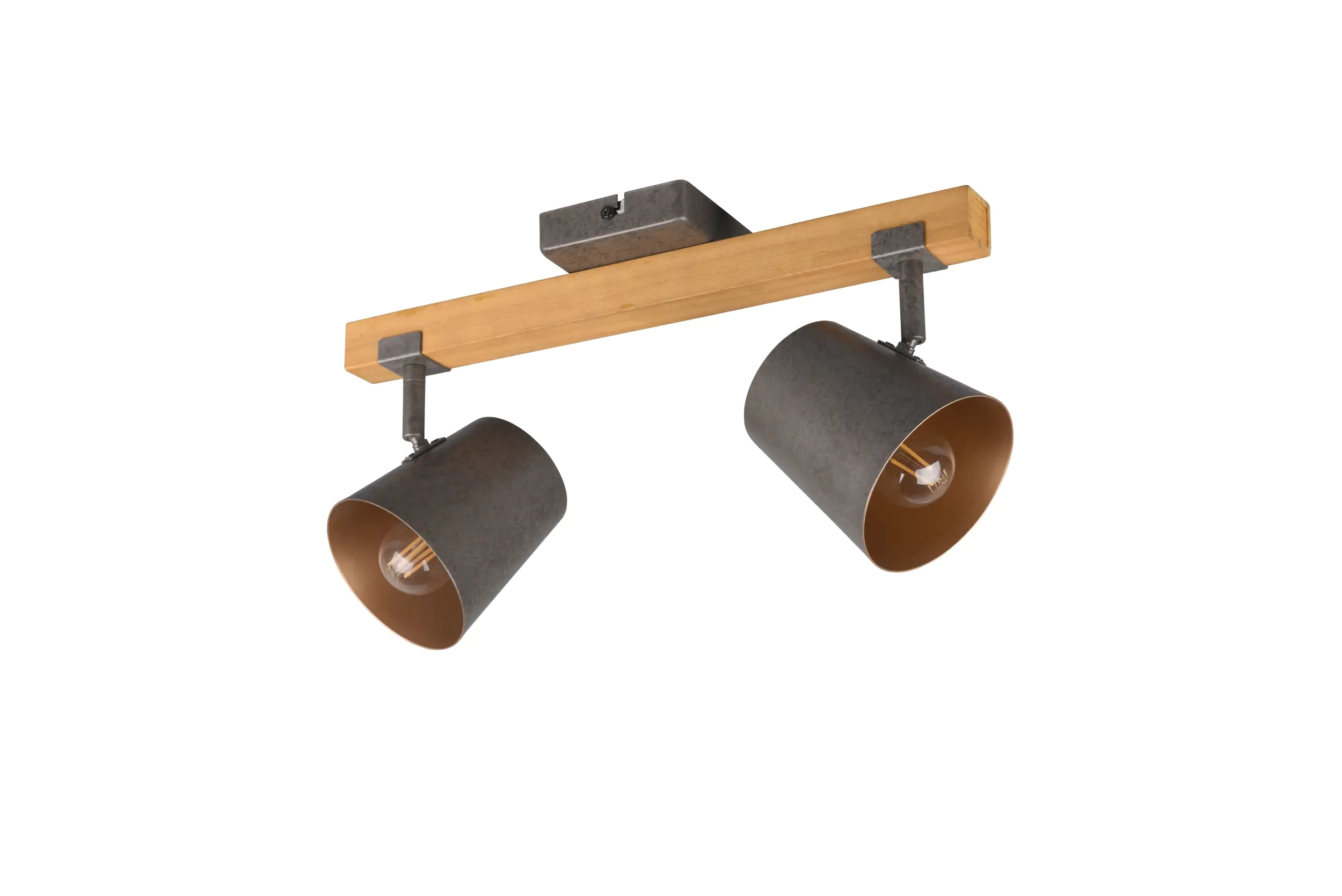 4017807502565_1 Trio Leuchten 2er Spot Bell nickel antik