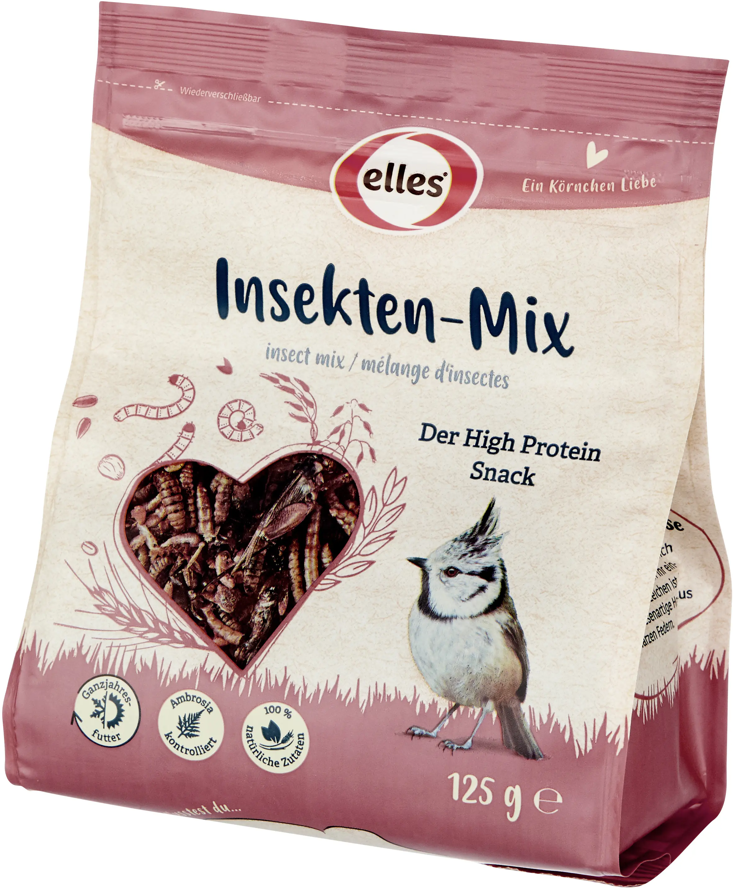 Elles Wildvogelfutter Insektenmix 125 g