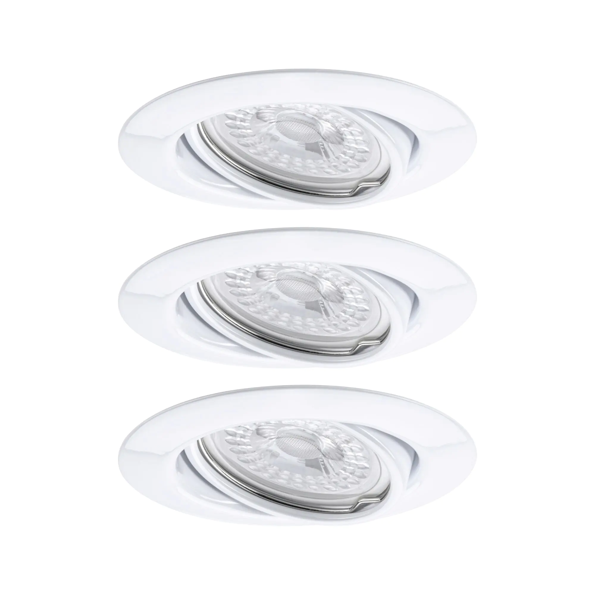 Paulmann LED Einbauleuchte Base 3x5W weiß Metall warmweiß Paulmann LED Einbauleuchte Base 3x5W weiß Metall warmweiß