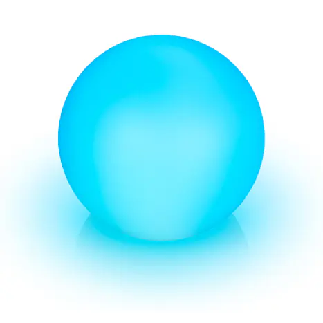 Smartwares LED Solarleuchte Kugel OSL-60082 weiß 30,5 cm RGBW