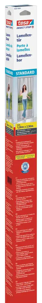 tesa Fliegenschutz-Lamellenvorhang STANDARD 120 x 250 cm - anthrazit