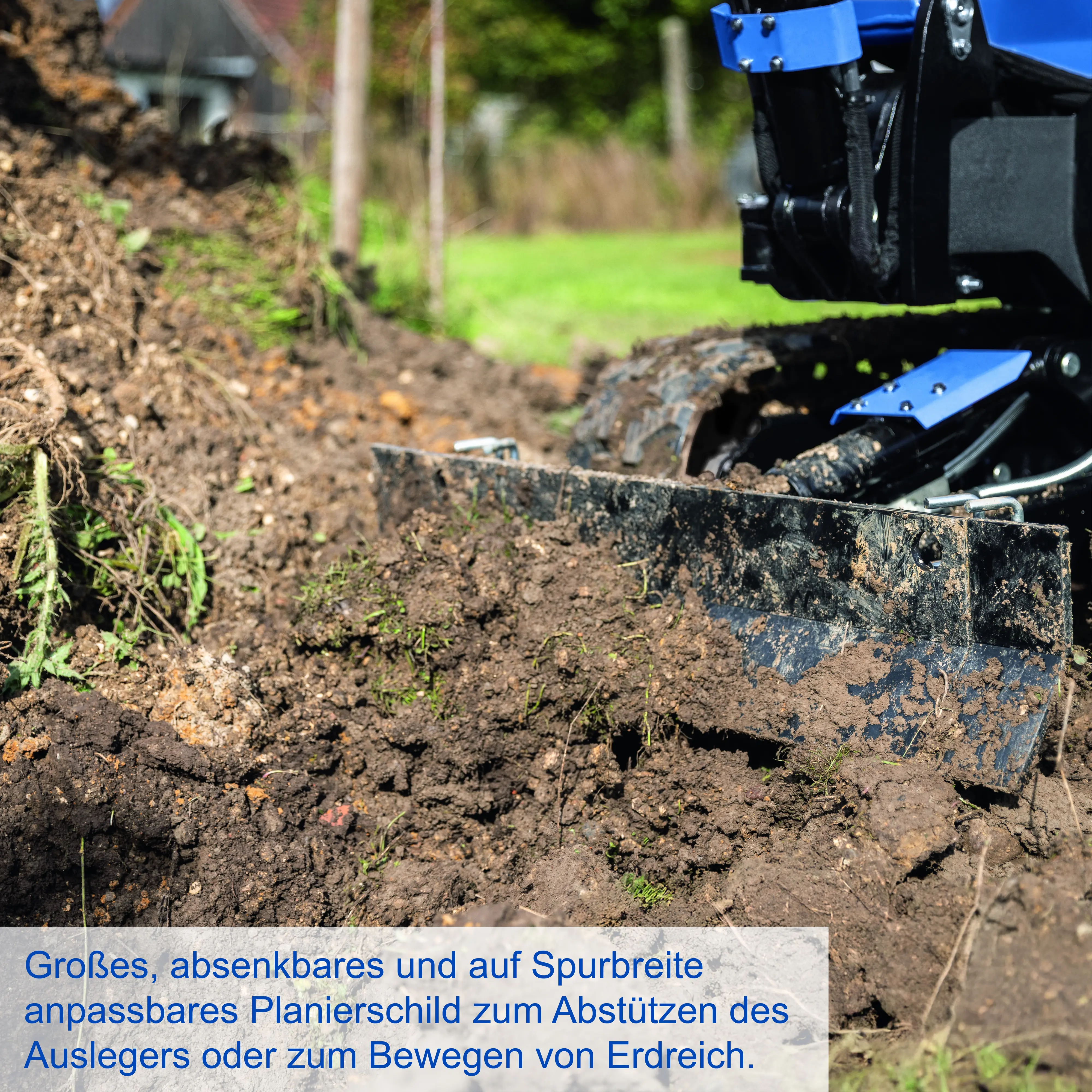 Scheppach Mini-Bagger EXC1400 72 cm Spurbreite 11,5 PS