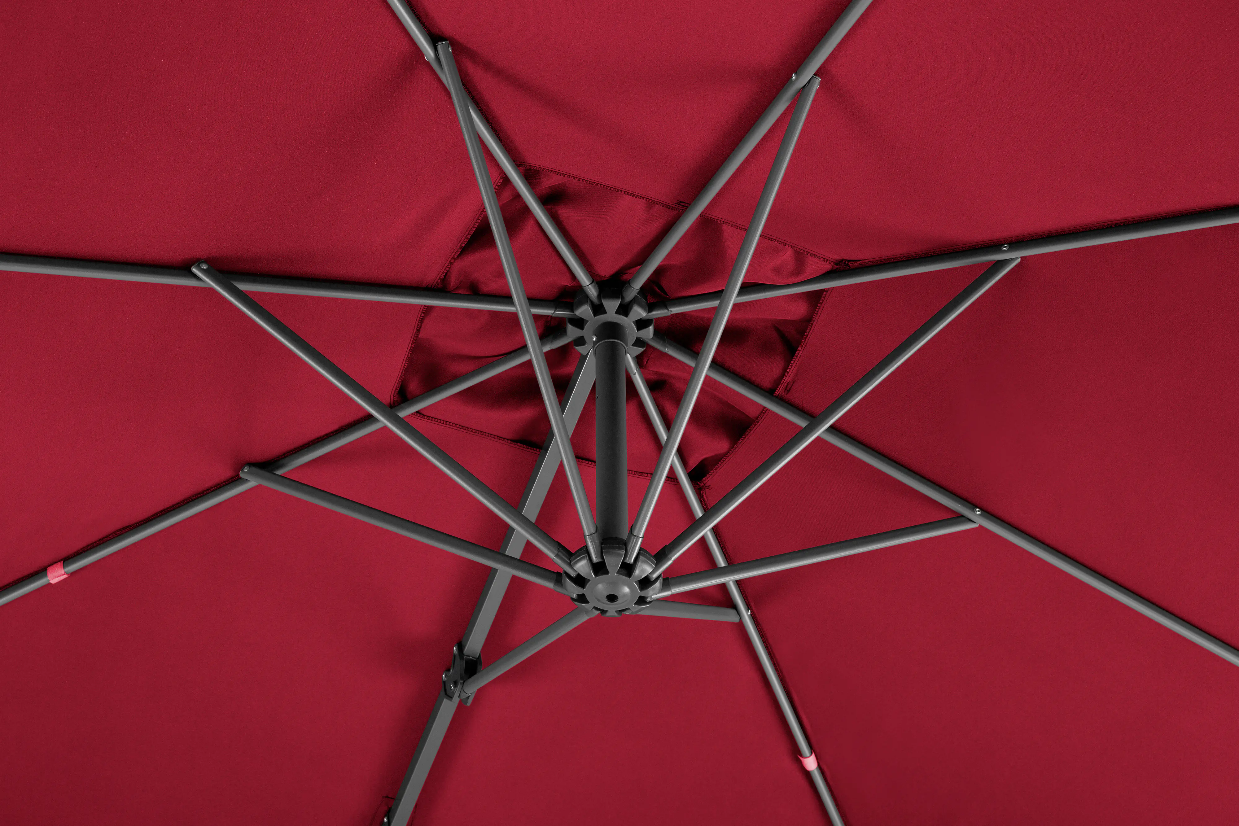 Schneider Sonnenschirm Rhodos Junior rot 270 x 270 cm