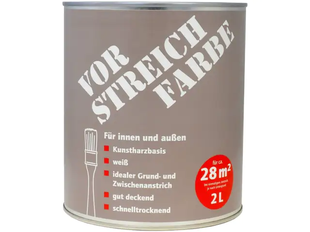 Vorstreichfarbe 2 L weiß matt