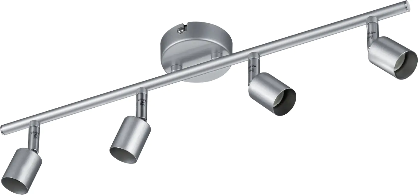 Reality Leuchten 4er Spot Paris titanfarbig