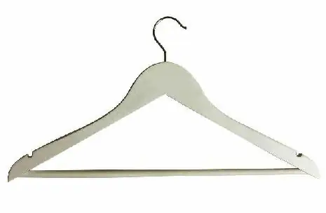 TrendLine Kleiderbügel mit Steg weiß 5 Stück TrendLine Kleiderbügel mit Steg weiß 5 Stück