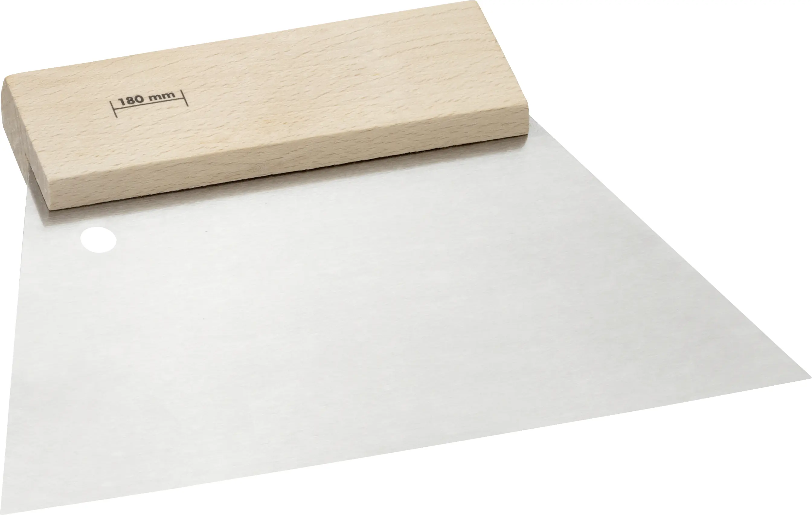 Color Expert Trapez-Spachtel 180 mm Holzgriff