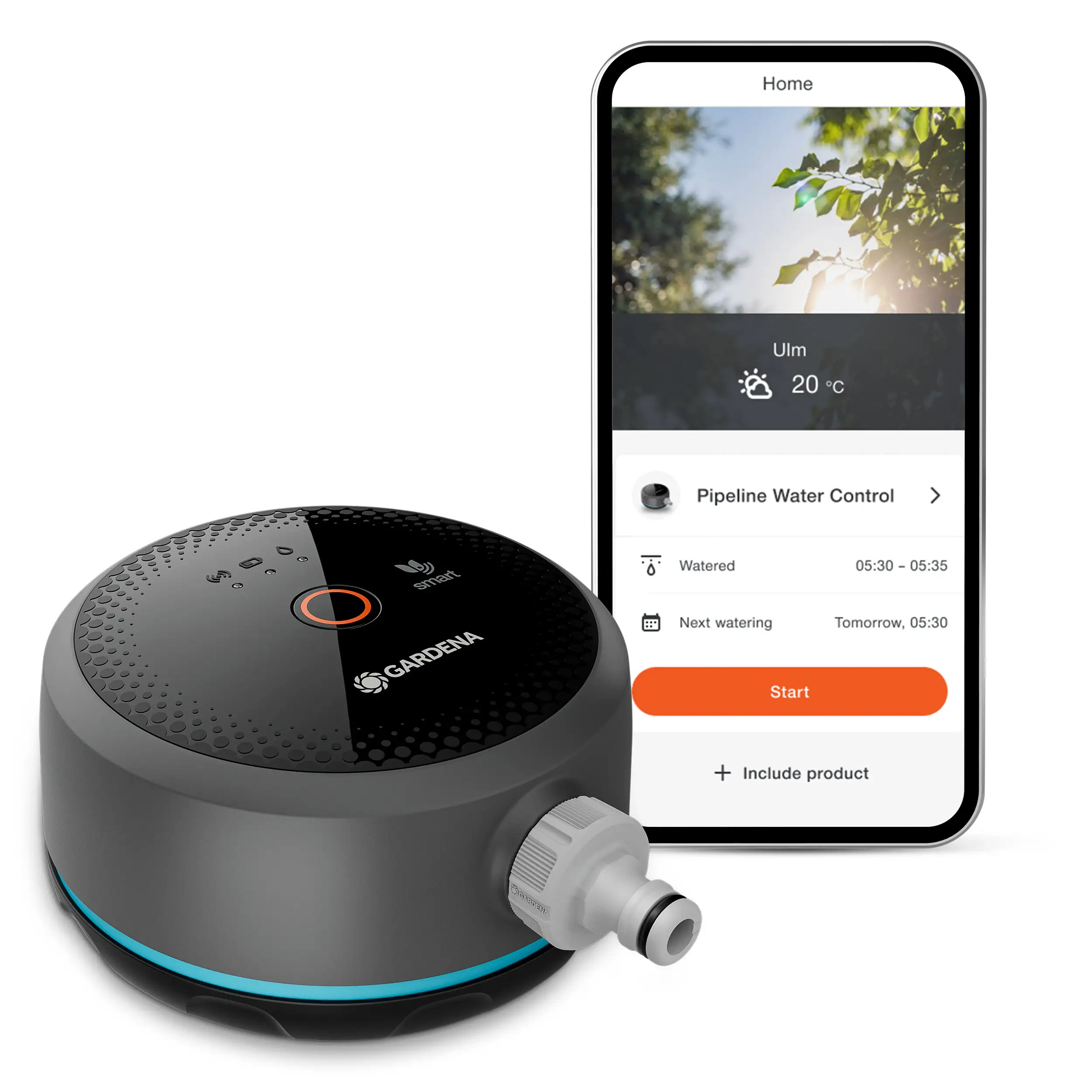 Gardena Bewässerungssteuerung smart Pipeline inkl. Hahn- & Schlauchverbinder