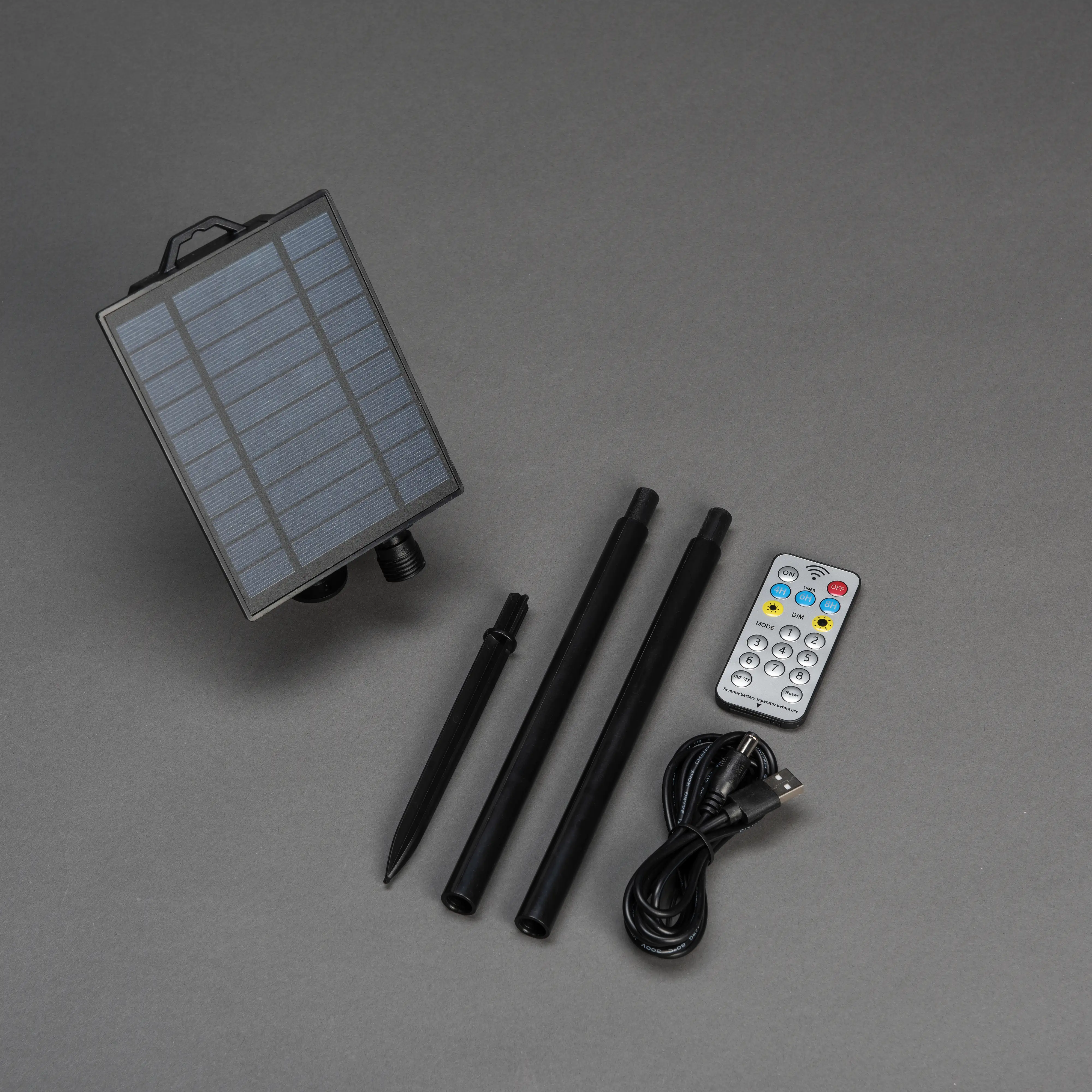 Konstsmide Solar-Batteriebox inkl. Fernbedienung und USB Kabel Konstsmide Solar-Batteriebox inkl. Fernbedienung und USB Kabel