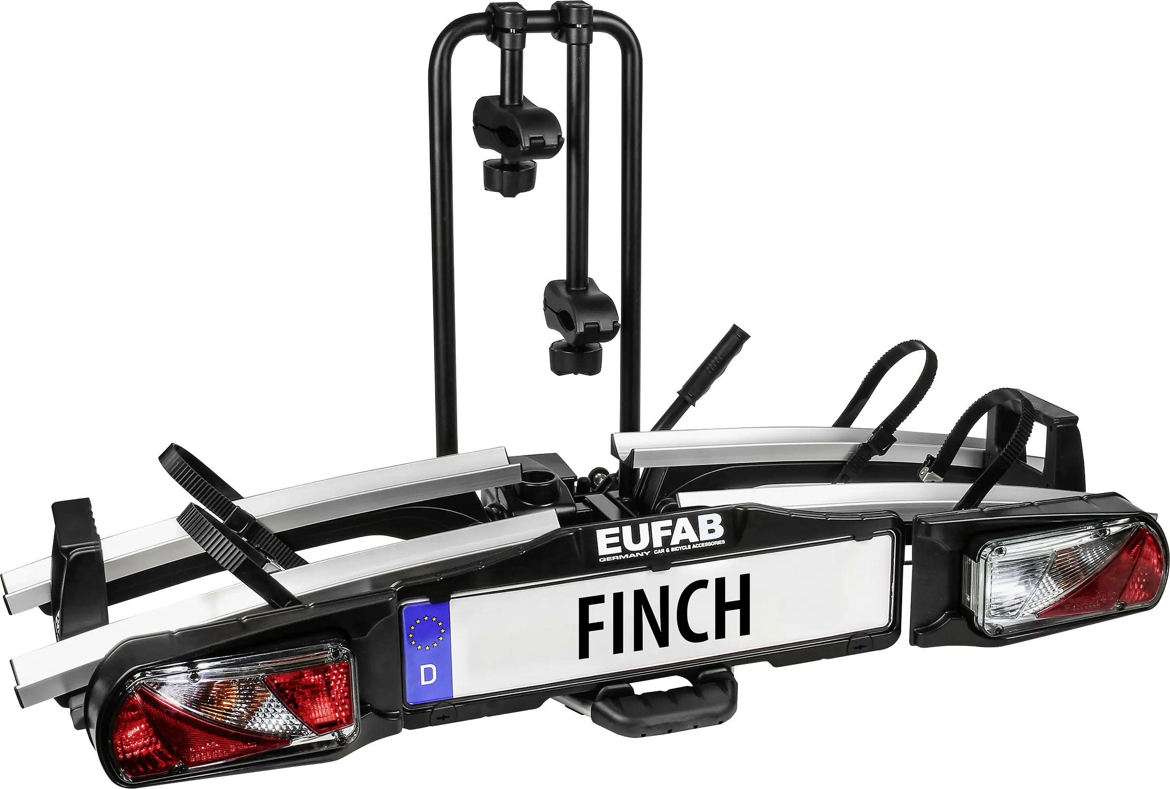 EUFAB Fahrradheckträger Finch für 2 Fahrräder teilweise vormontiert EUFAB Fahrradheckträger Finch für 2 Fahrräder teilweise vormontiert