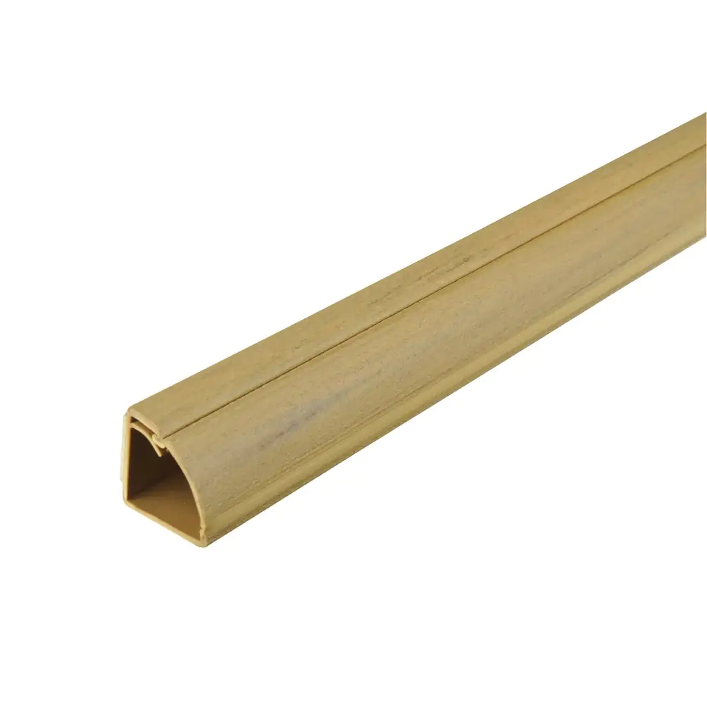 D-Line Design Kabelkanal 22x22mm holzoptik 2 m, Viertelkreis