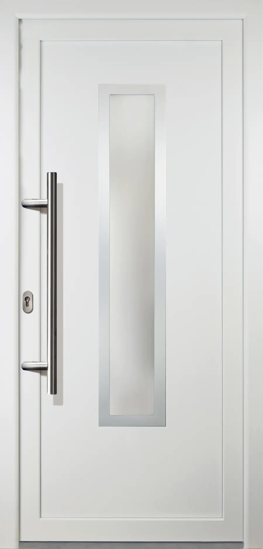 4057209980486 Meeth Haustür Signum PVC Modell 32 88 x 200 cm, DIN links, weiß