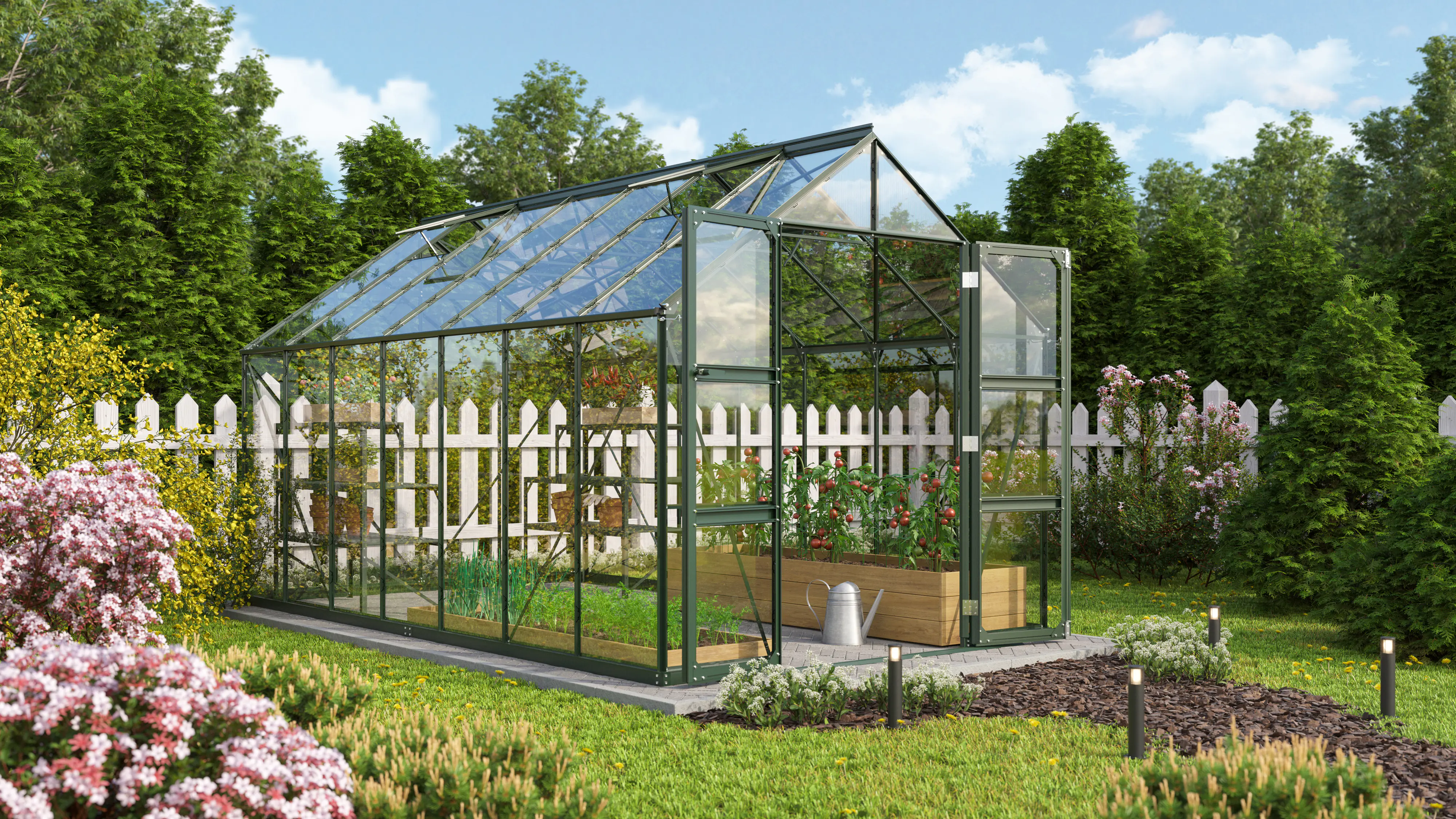 Vitavia Gewächshaus Domus 11500 257 x 448 cm 3 mm Sicherheitsglas