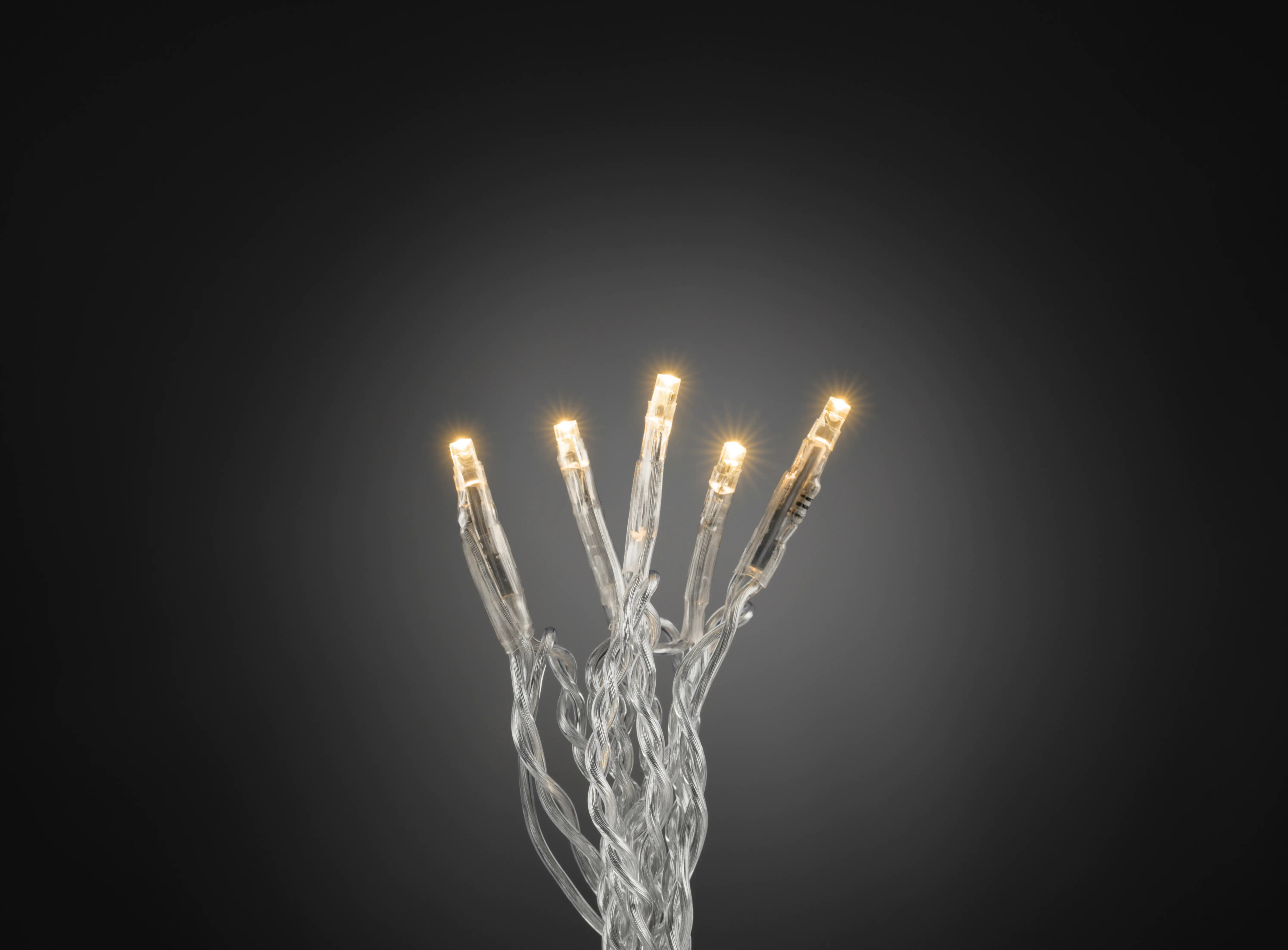 7318303538230 Konstsmide LED Microlichterkette 50 LED, bernstein