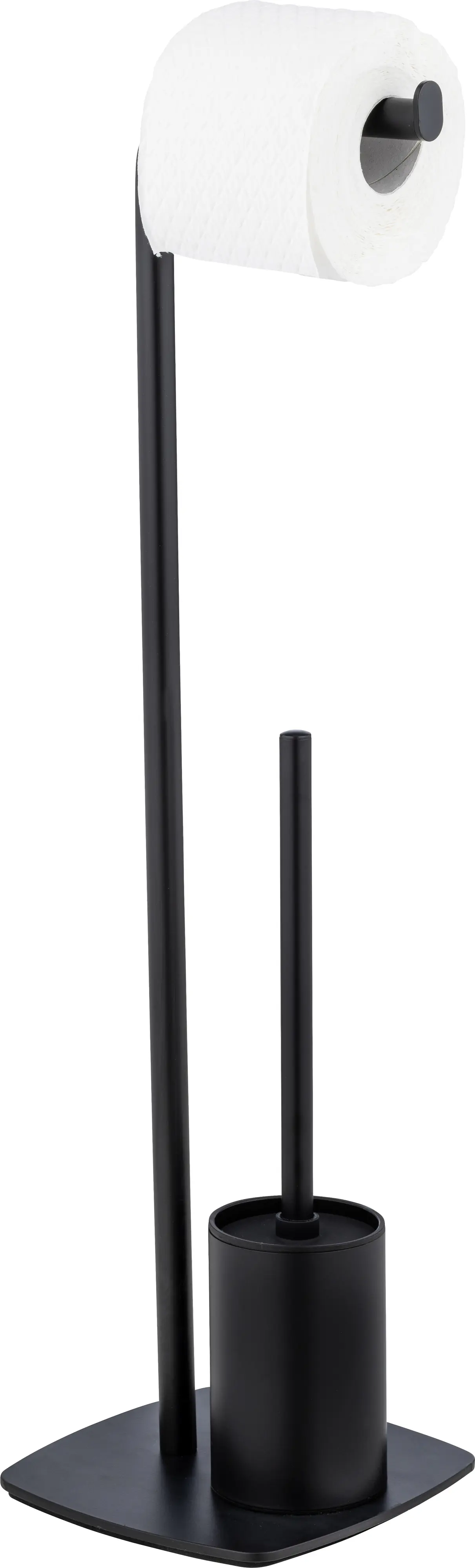 Wenko Stand WC-Garnitur Iria schwarz matt Stahl Wenko Stand WC-Garnitur Iria schwarz matt Stahl