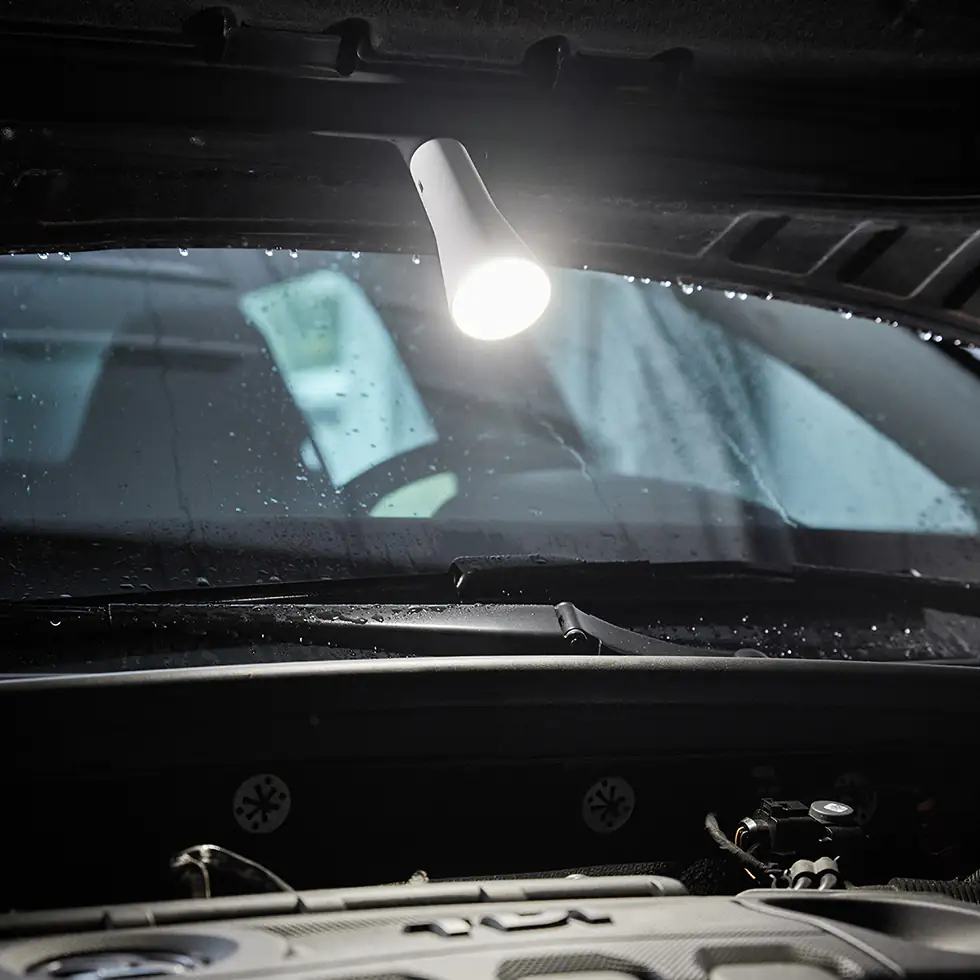 MeLiTec LED Akku-Leuchte MeLiMag 3in1 Tischleuchte Klemmleuchte Wandleuchte