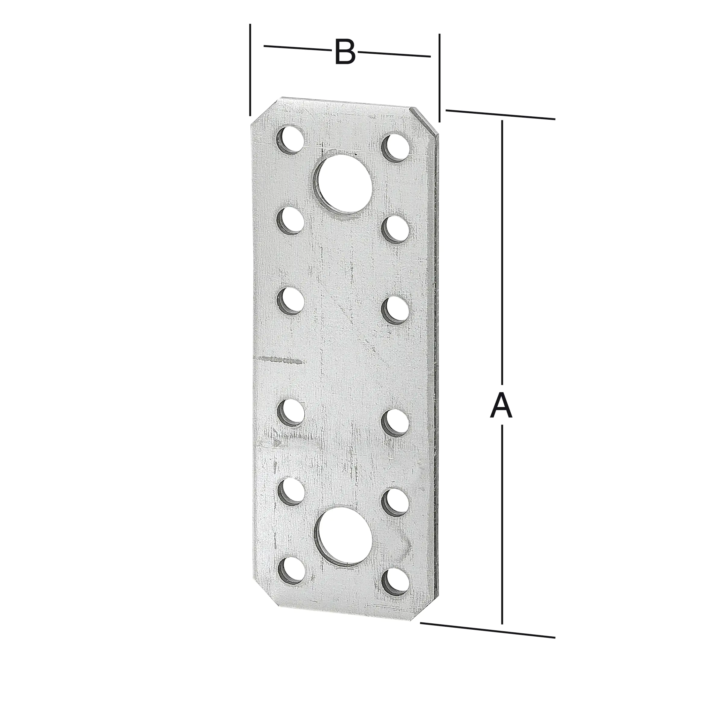 Vormann Flachverbinder sendzimir verzinkt 96 x 35 mm Vormann Flachverbinder sendzimir verzinkt 96 x 35 mm