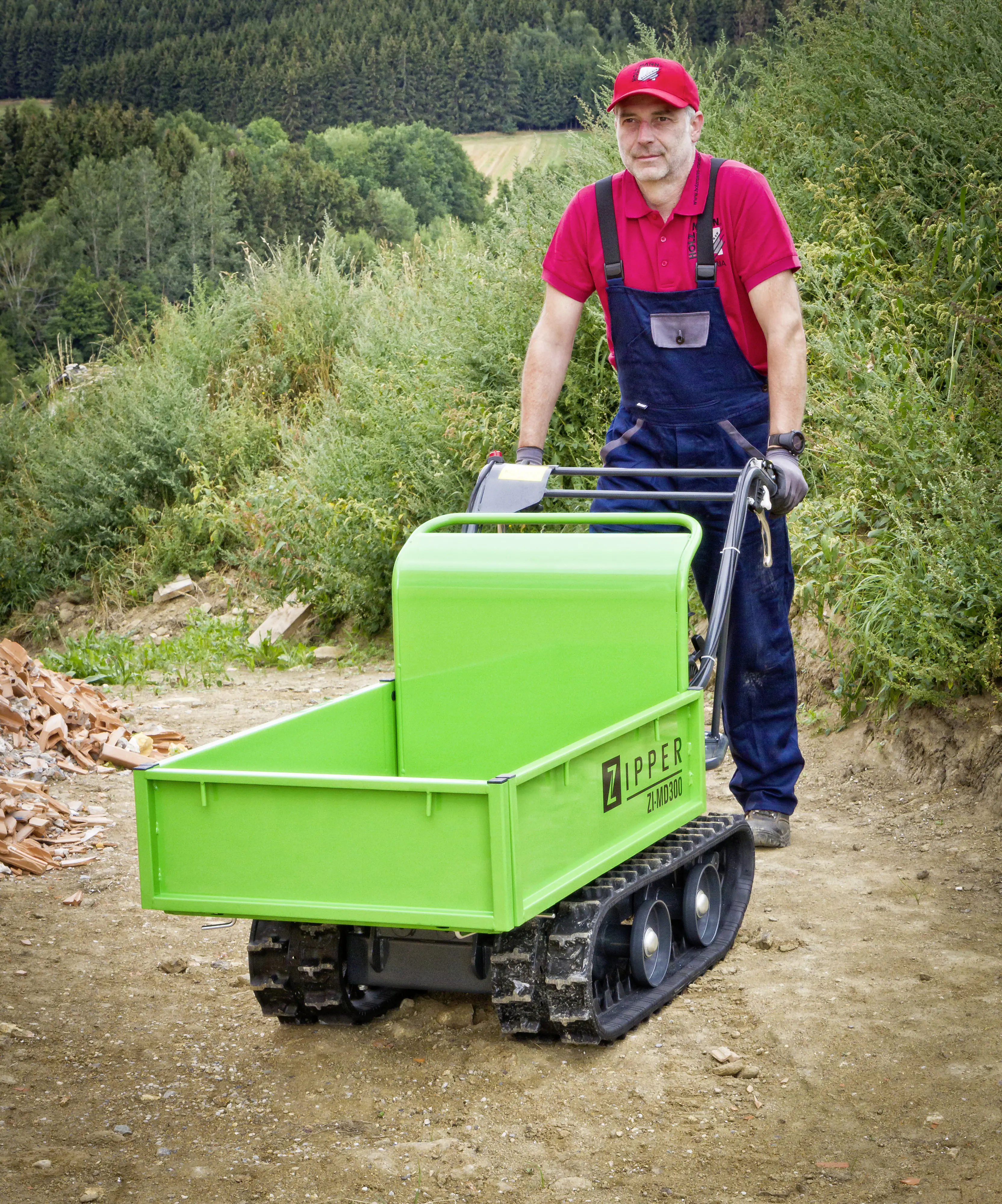 Zipper Miniraupendumper ZI-MD300 4,1 kW inkl. Schneeschild