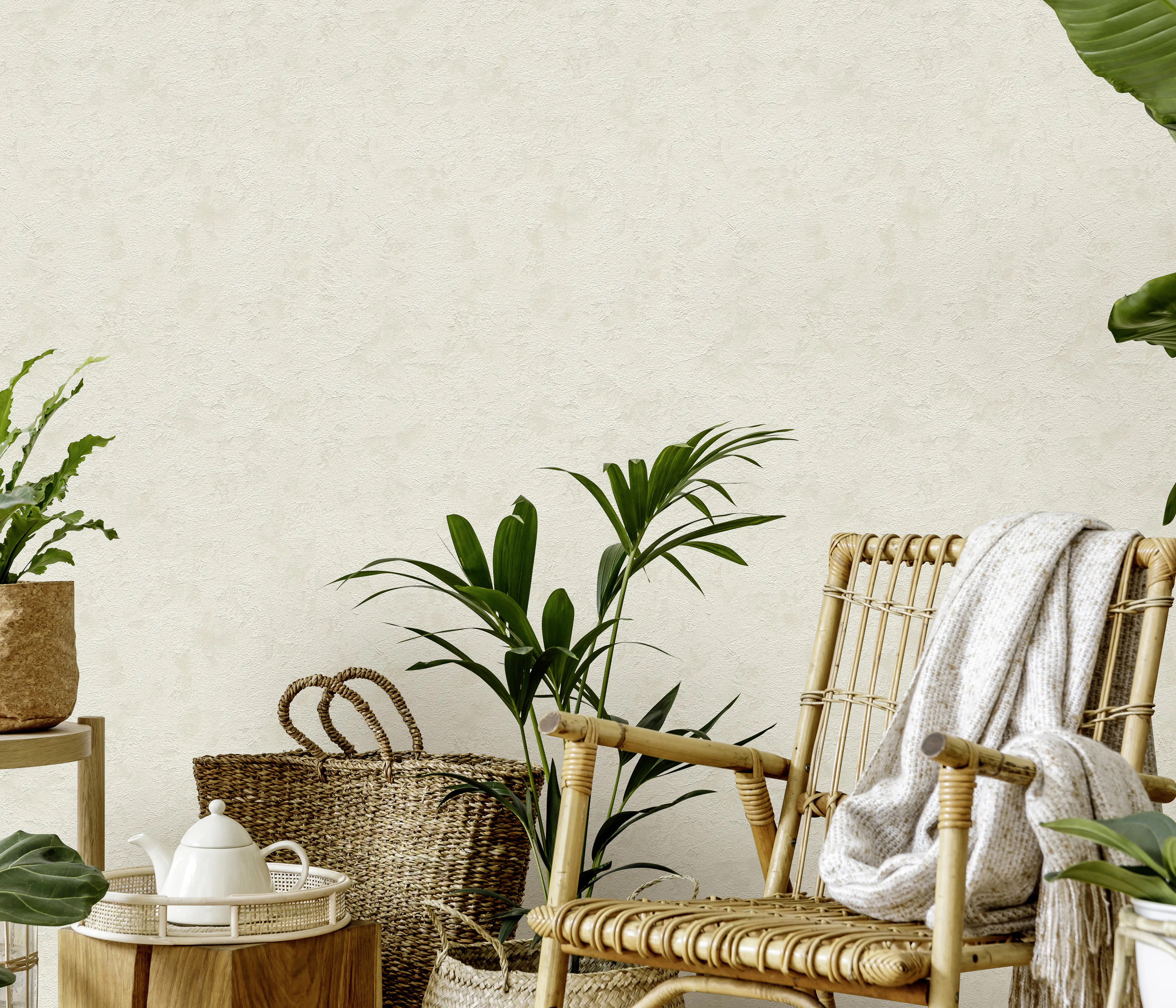 Erismann Vliestapete Uni beige 10,05 x 0,53 m