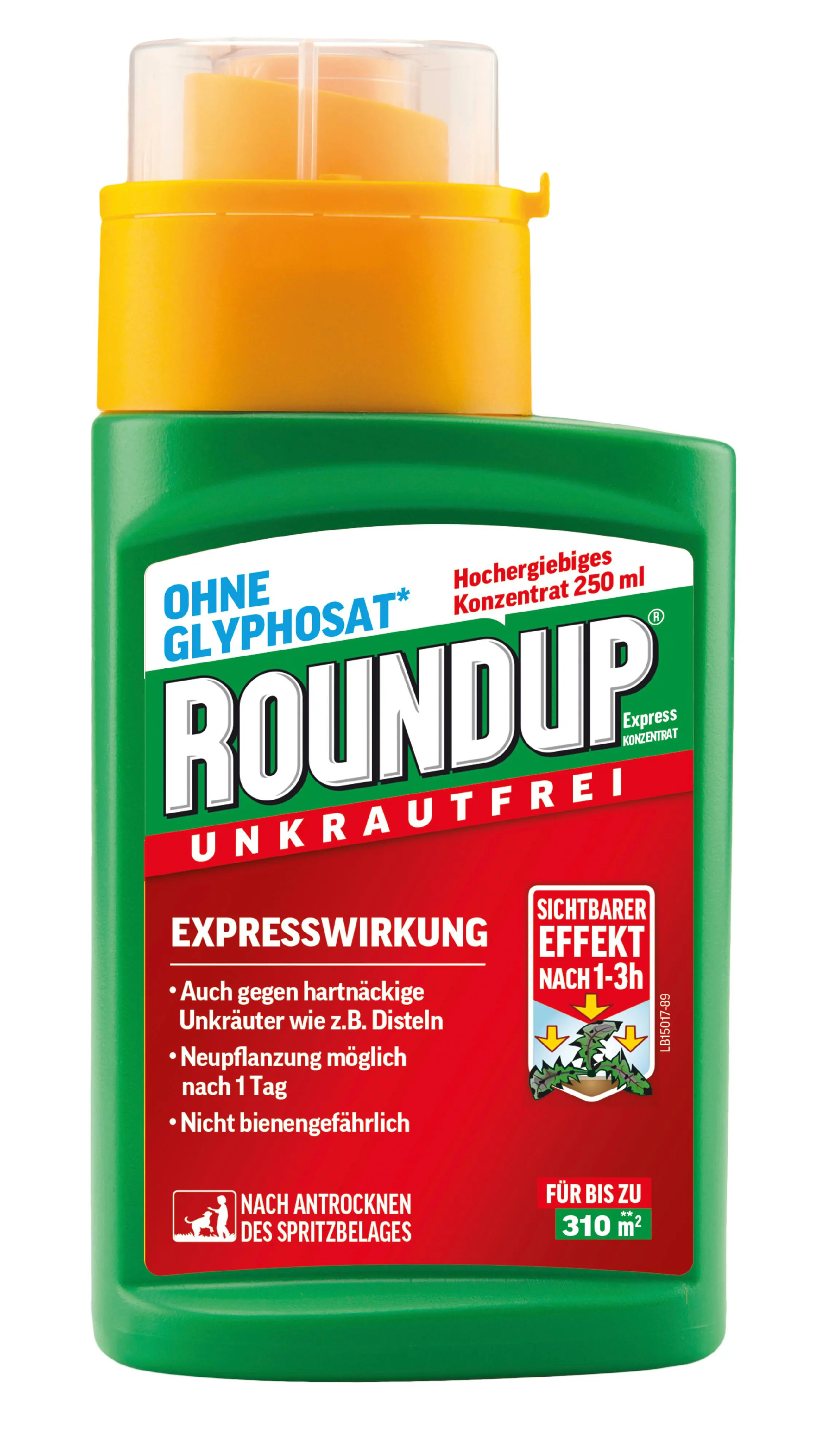Roundup Unkrautfrei Express Konzentrat 250 ml Roundup Unkrautfrei Express Konzentrat 250 ml