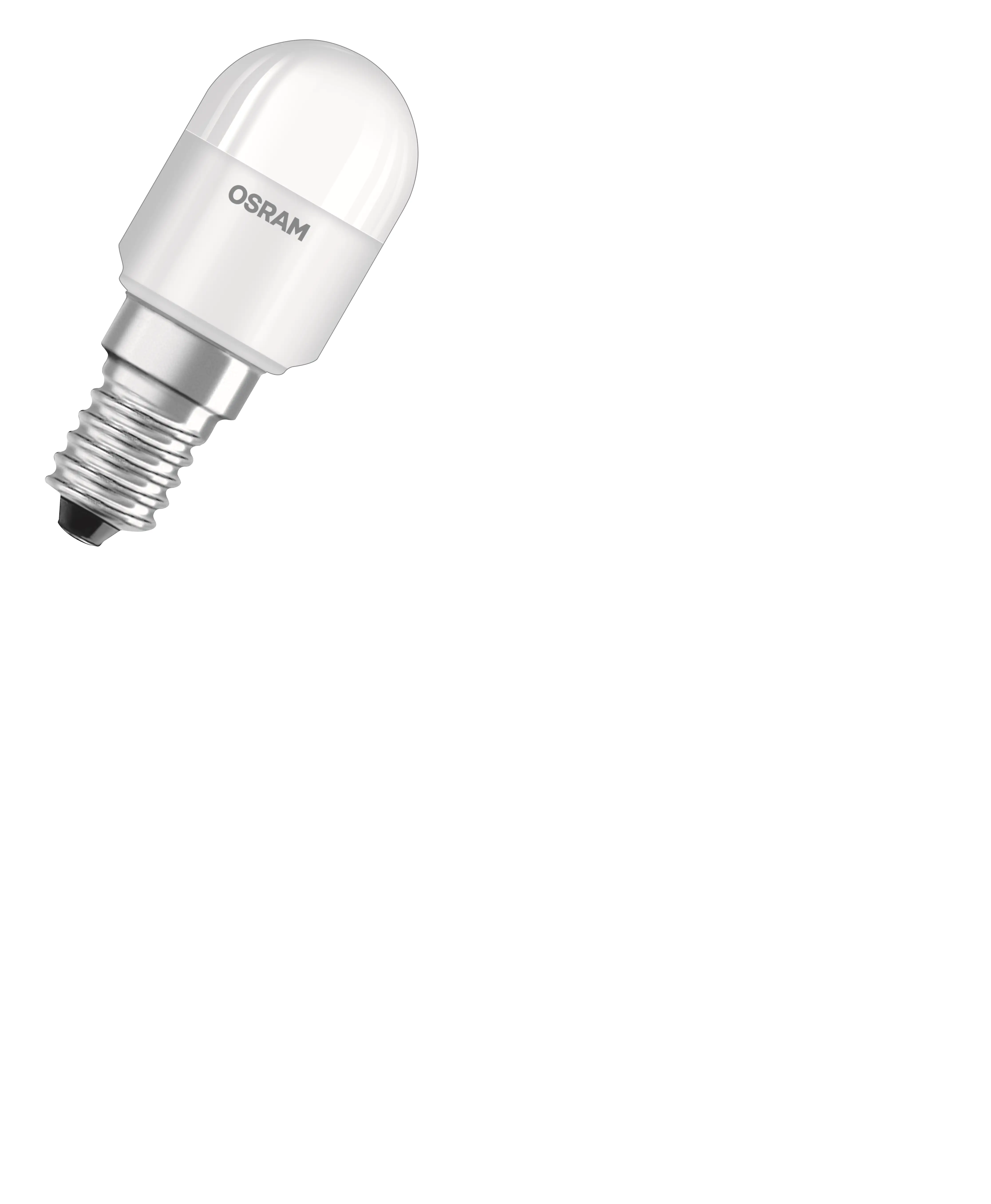 Osram LED Kühlschranklampe P Special T26 E14 2,3W kaltweiß, weiß matt