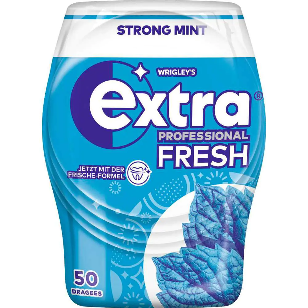 Wrigleys Extra Professional 50er Dose Fresh Strong mint Dragees