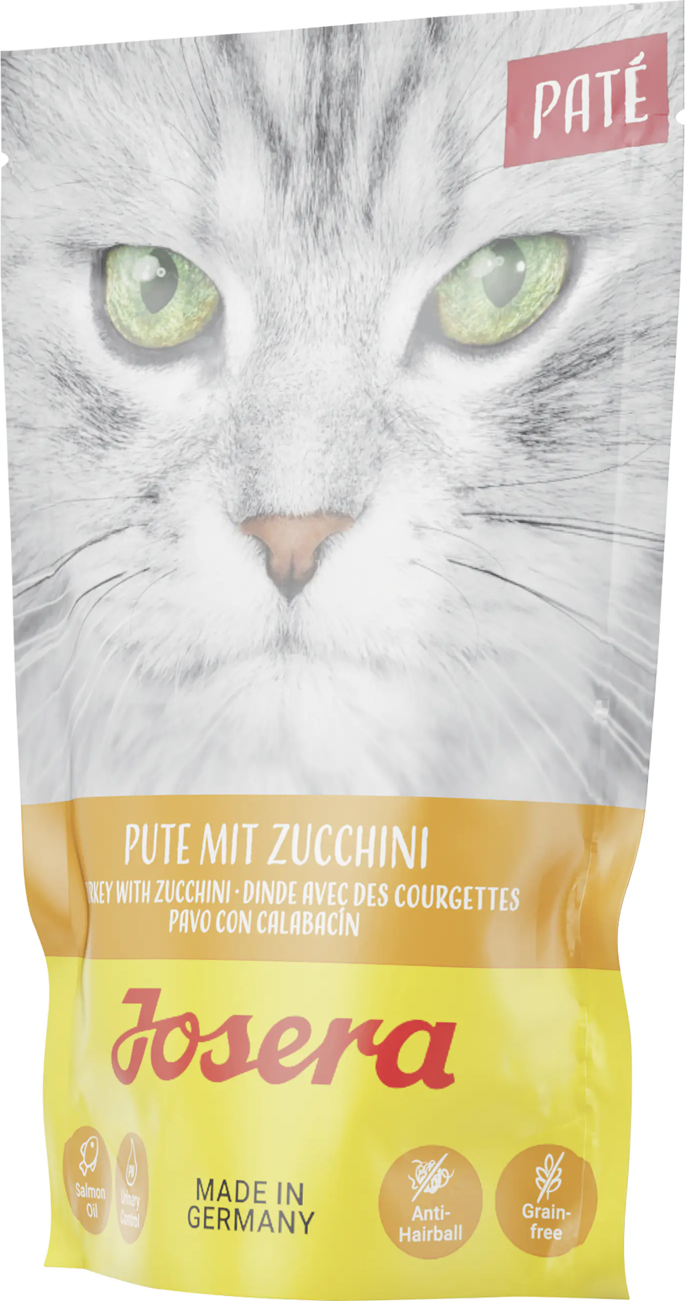 Josera Paté Katzennassfutter Adult getreidefrei 85 g Pute & Zucchini