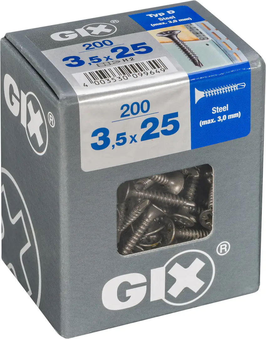 Spax Schnellbauschrauben 3.5 x 25 mm PH 2 - 200 Stk. Spax Schnellbauschrauben 3.5 x 25 mm PH 2 - 200 Stk.