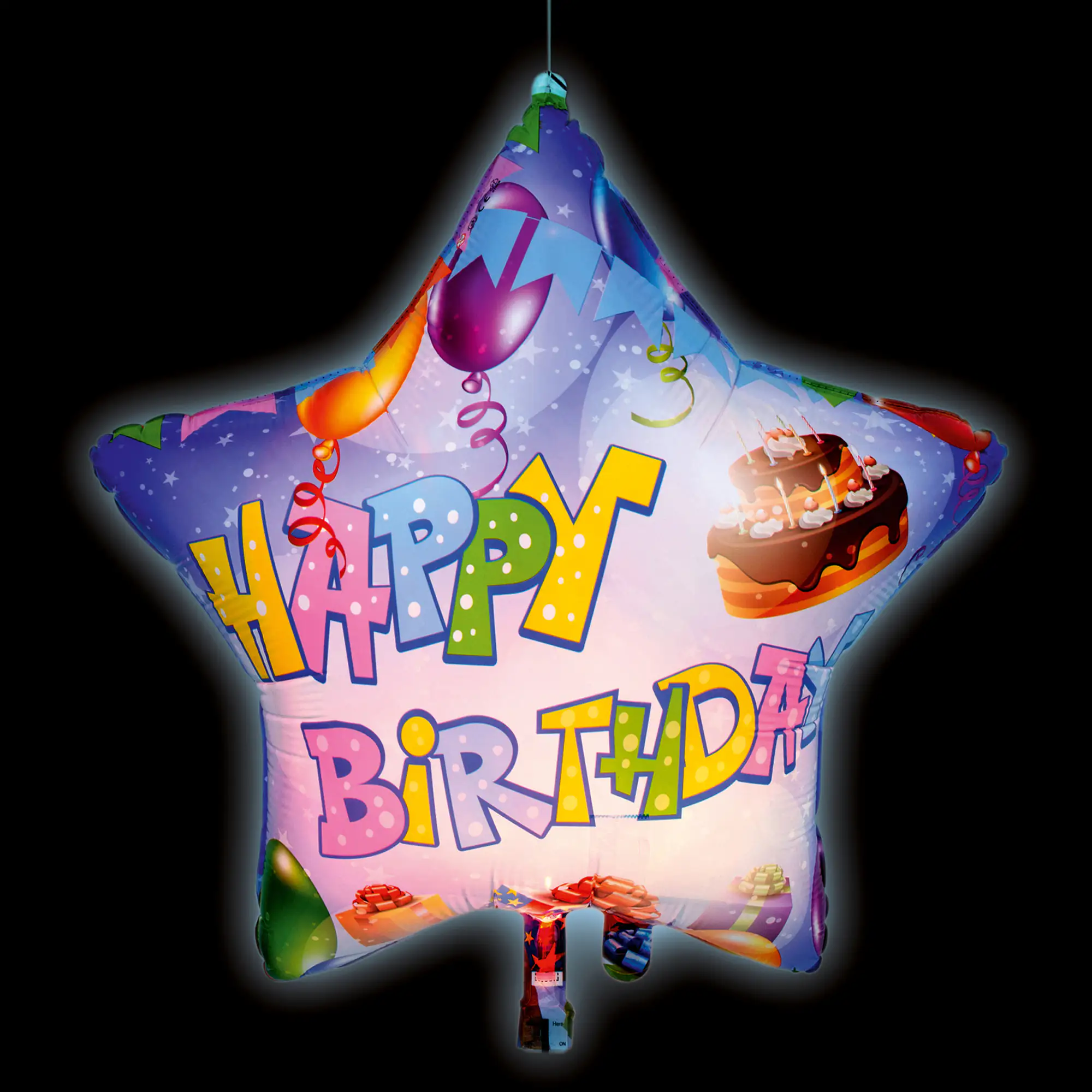 4002727169974 TIB Heyne Folienballon LED-Gigaloon HAPPY BIRTHDAY