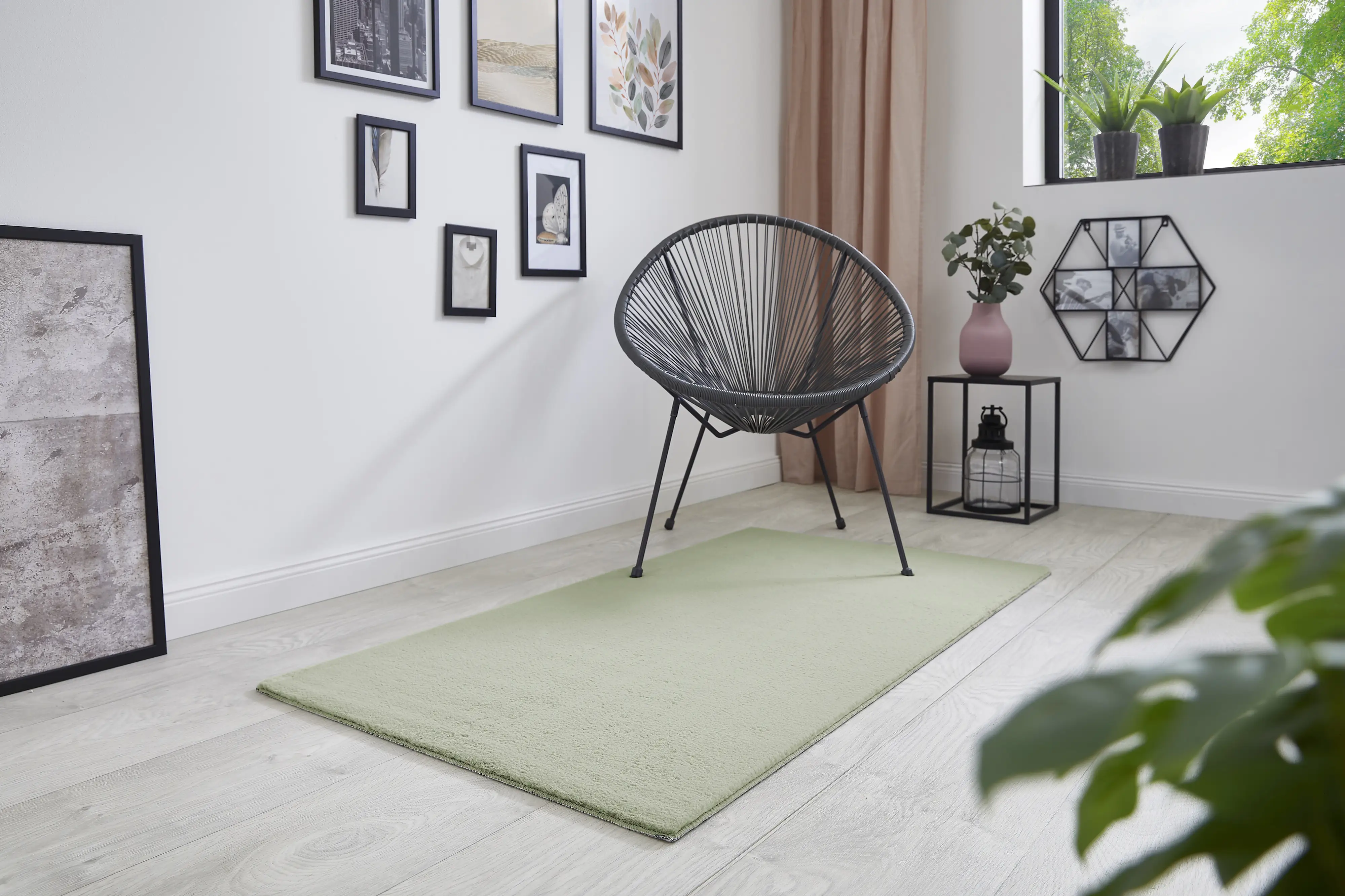 Andiamo Teppich Pello, salbei, 120 x 170 cm