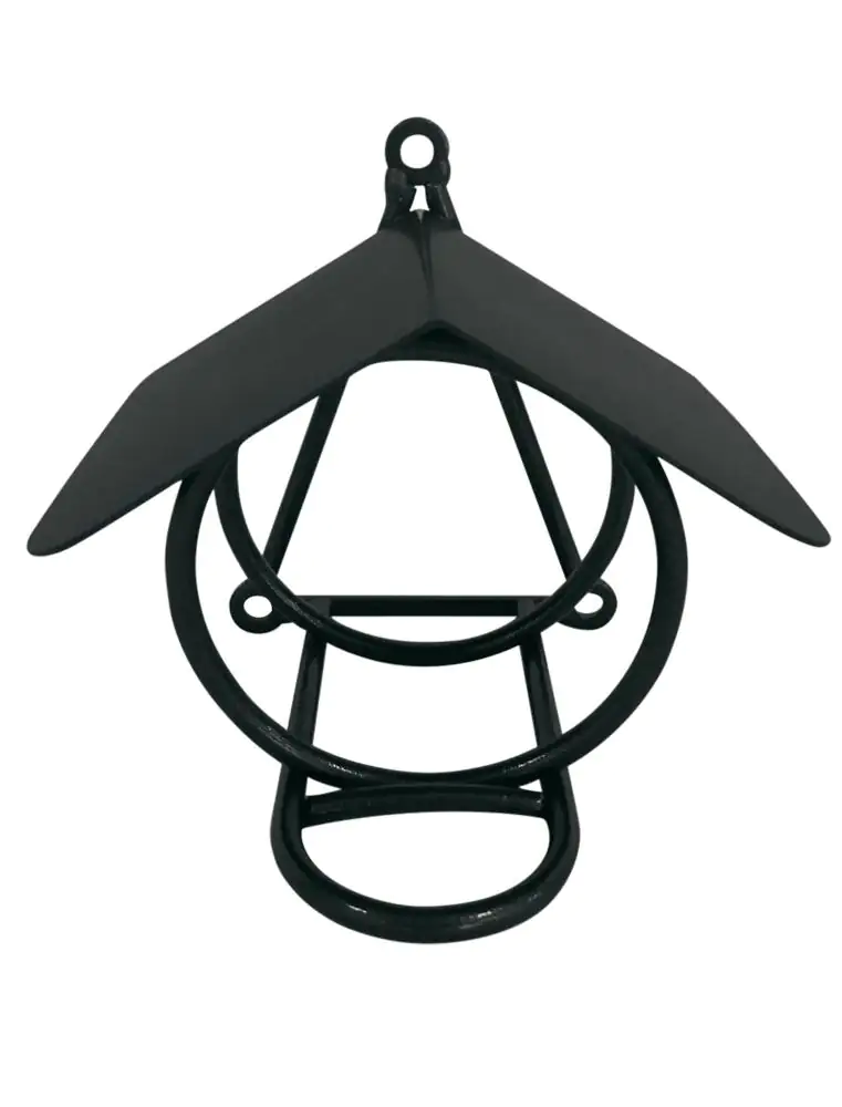 Nobby Halter für Futterpaste im Glas 12,5 x 13 cm, schwarz