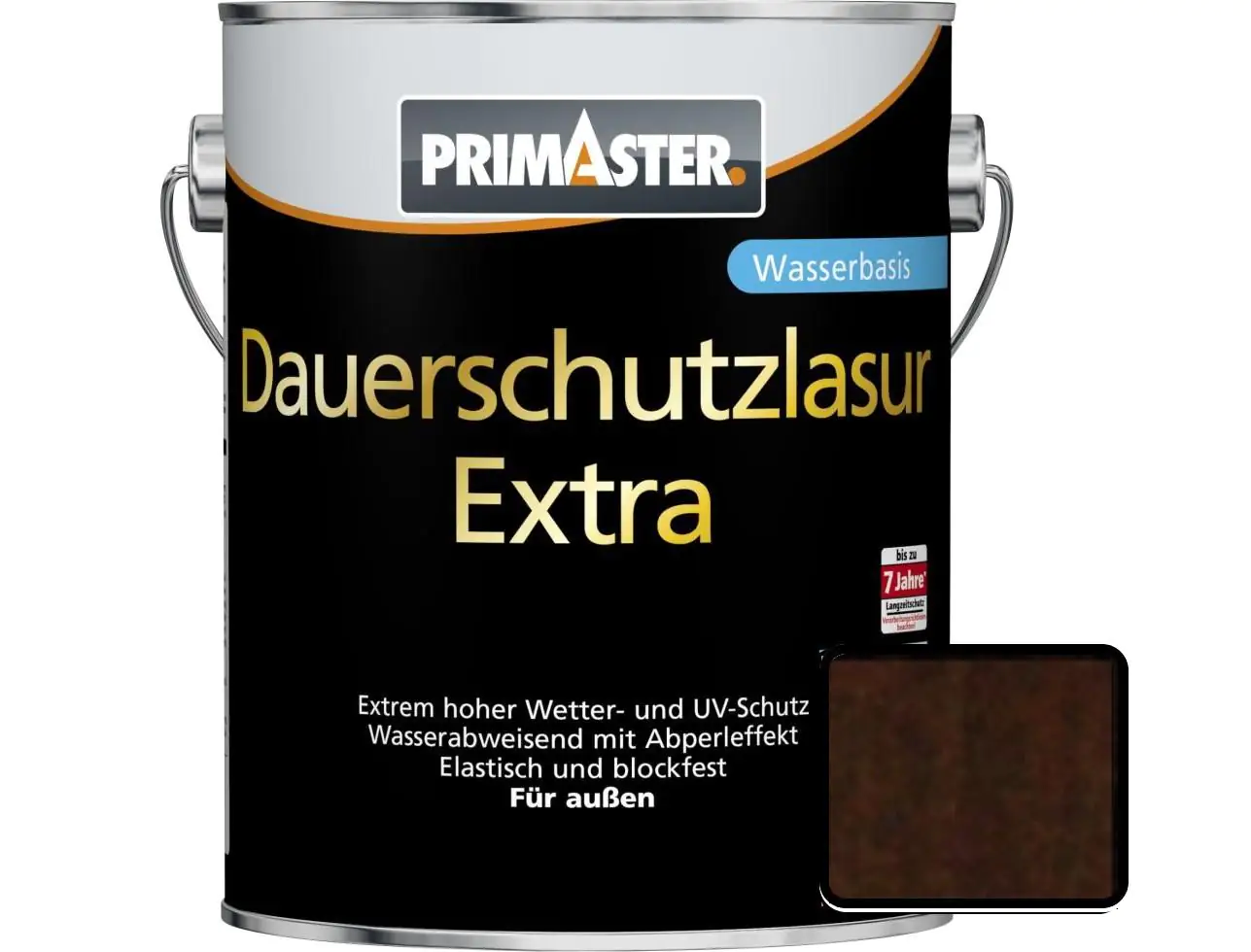 Primaster Dauerschutzlasur Extra 2,5 L nussbaum