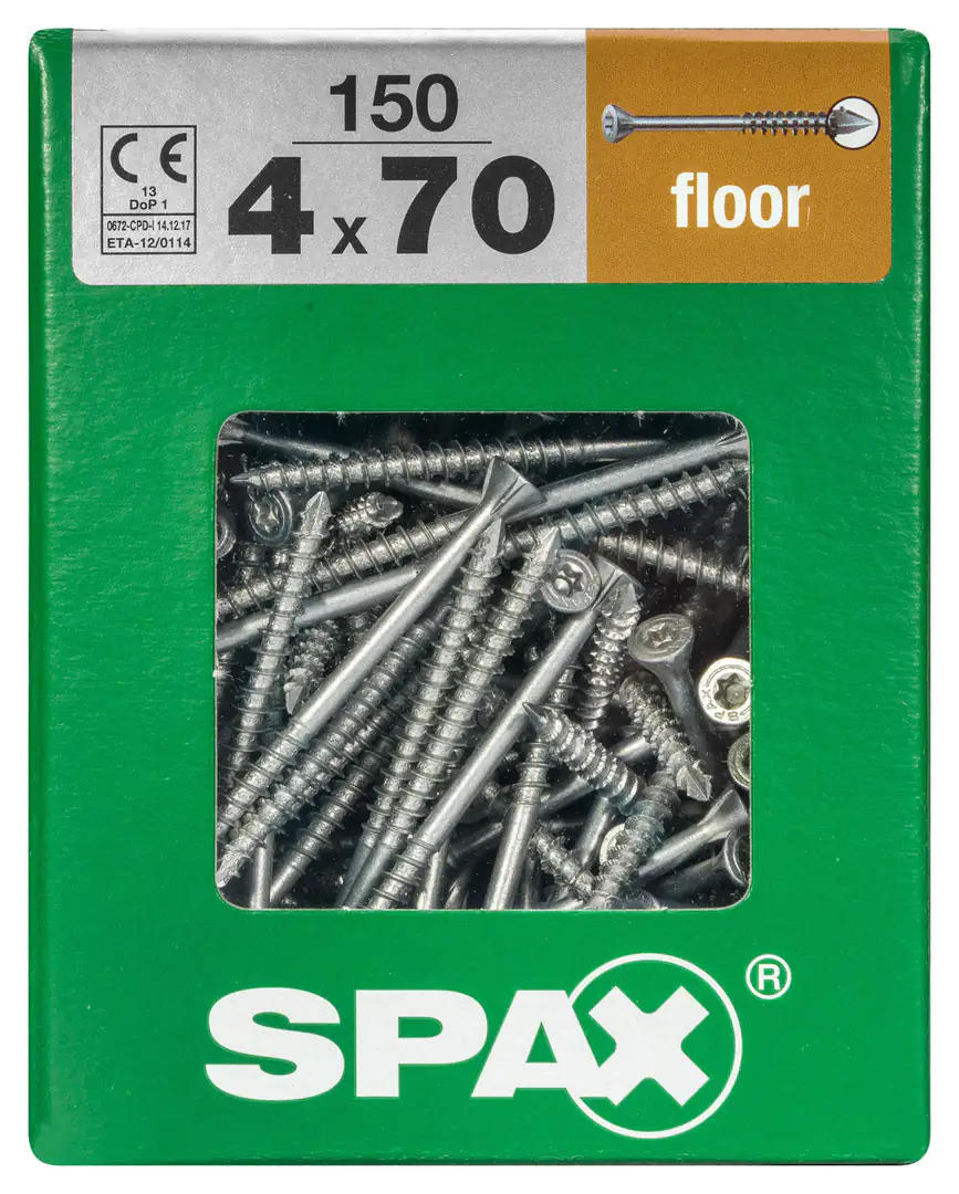 Spax Dielenschrauben 4.0 x 70 mm TX 10 - 150 Stk.